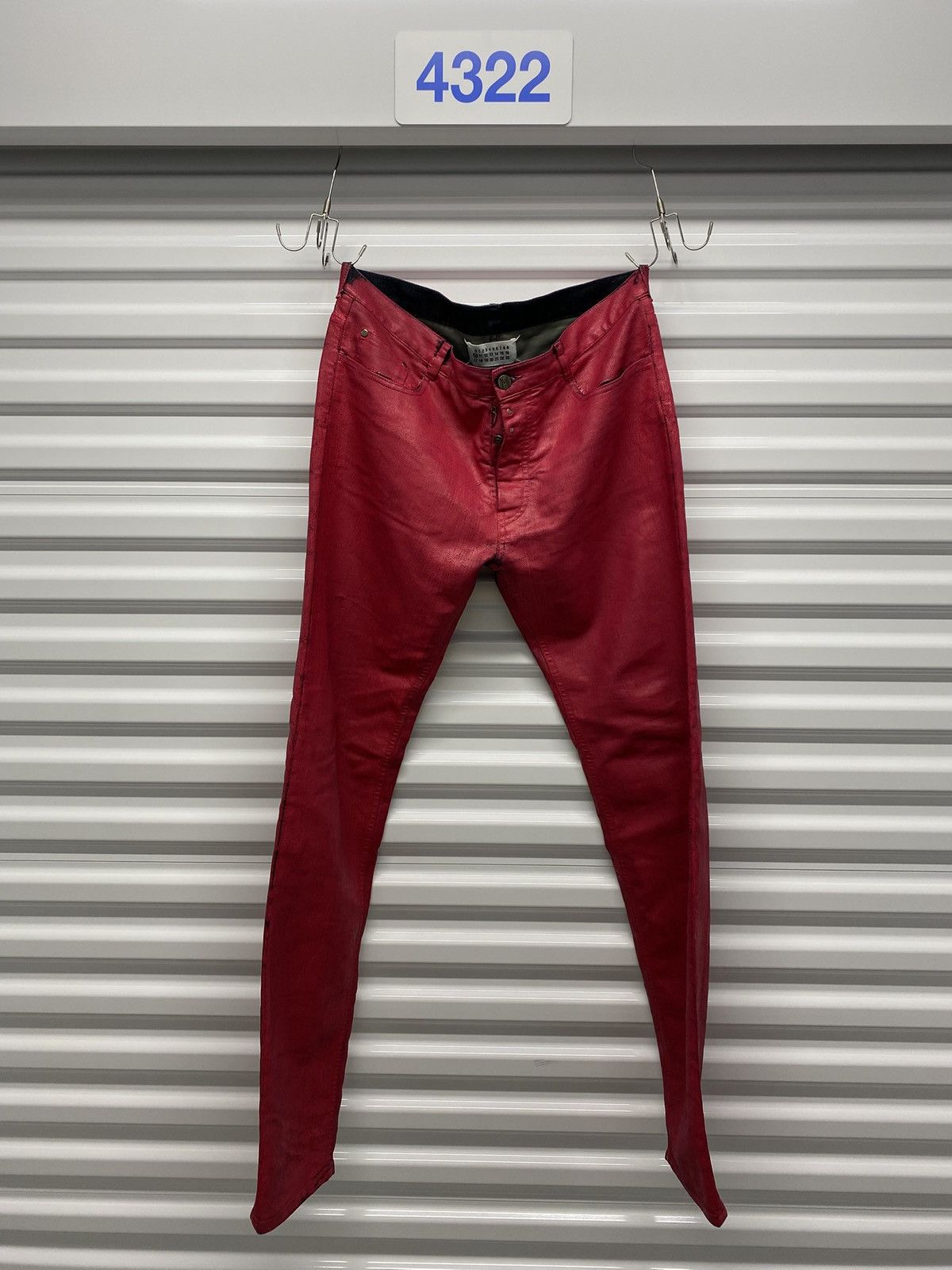 Maison Margiela Maison Martin Margiela Pink Painted Straight-Leg Jeans Size US 34 / EU 50 - 1 Thumbnail