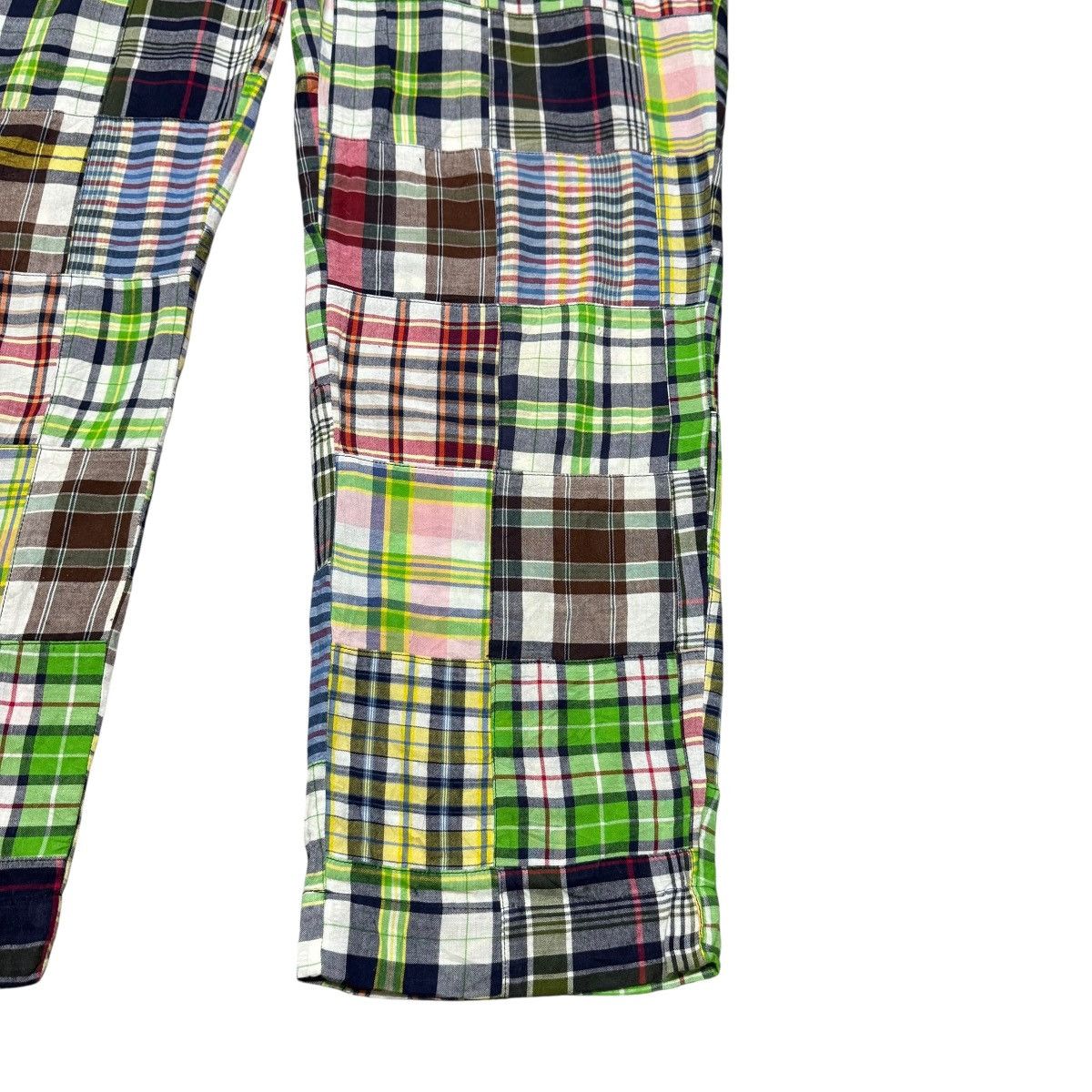 Polo Ralph Lauren Vintage 90s Polo Ralph Lauren Madras Checked Patchwork Pants Size US 36 / EU 52 - 8 Thumbnail