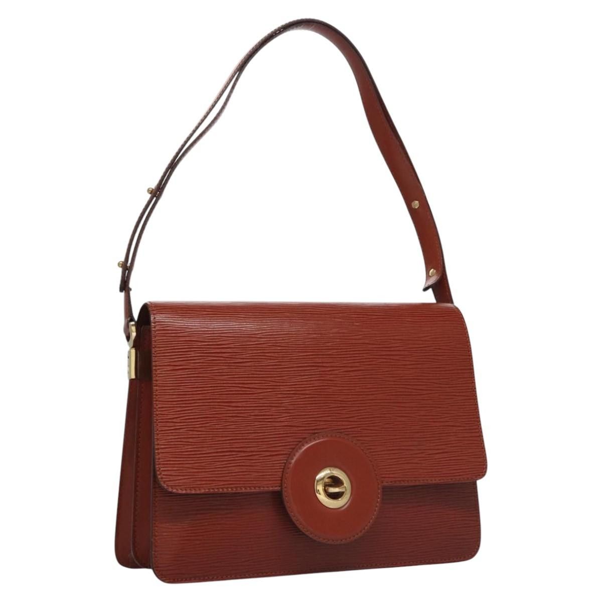 Louis Vuitton LOUIS VUITTON Epi Free Run Shoulder Bag Brown M52403 Size ONE SIZE - 1 Thumbnail