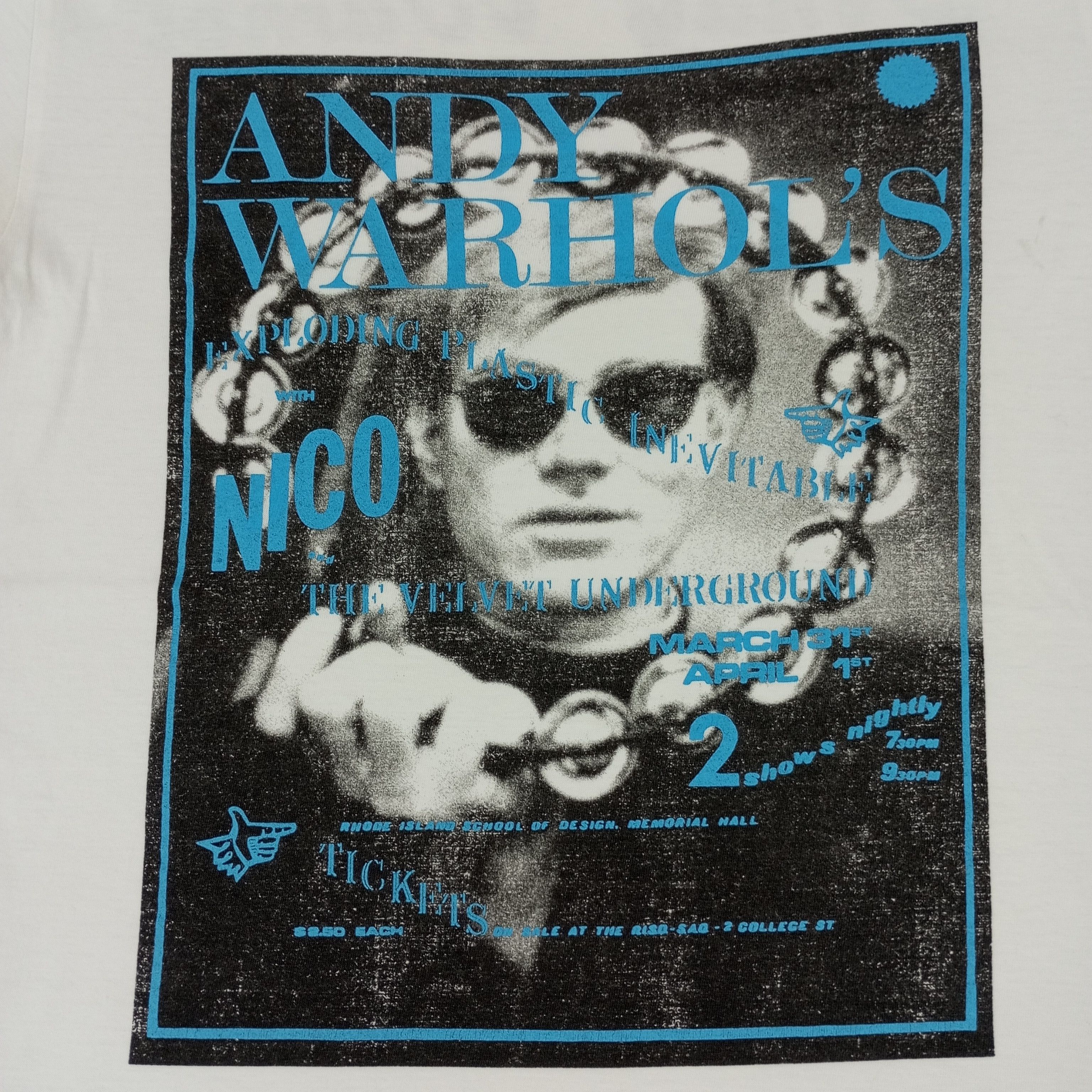 Andy Warhol × Hysteric Glamour × Vintage Andy Warhol X Hysteric Glamour Japanese Brand Tshirt Size US S / EU 44-46 / 1 - 2 Thumbnail
