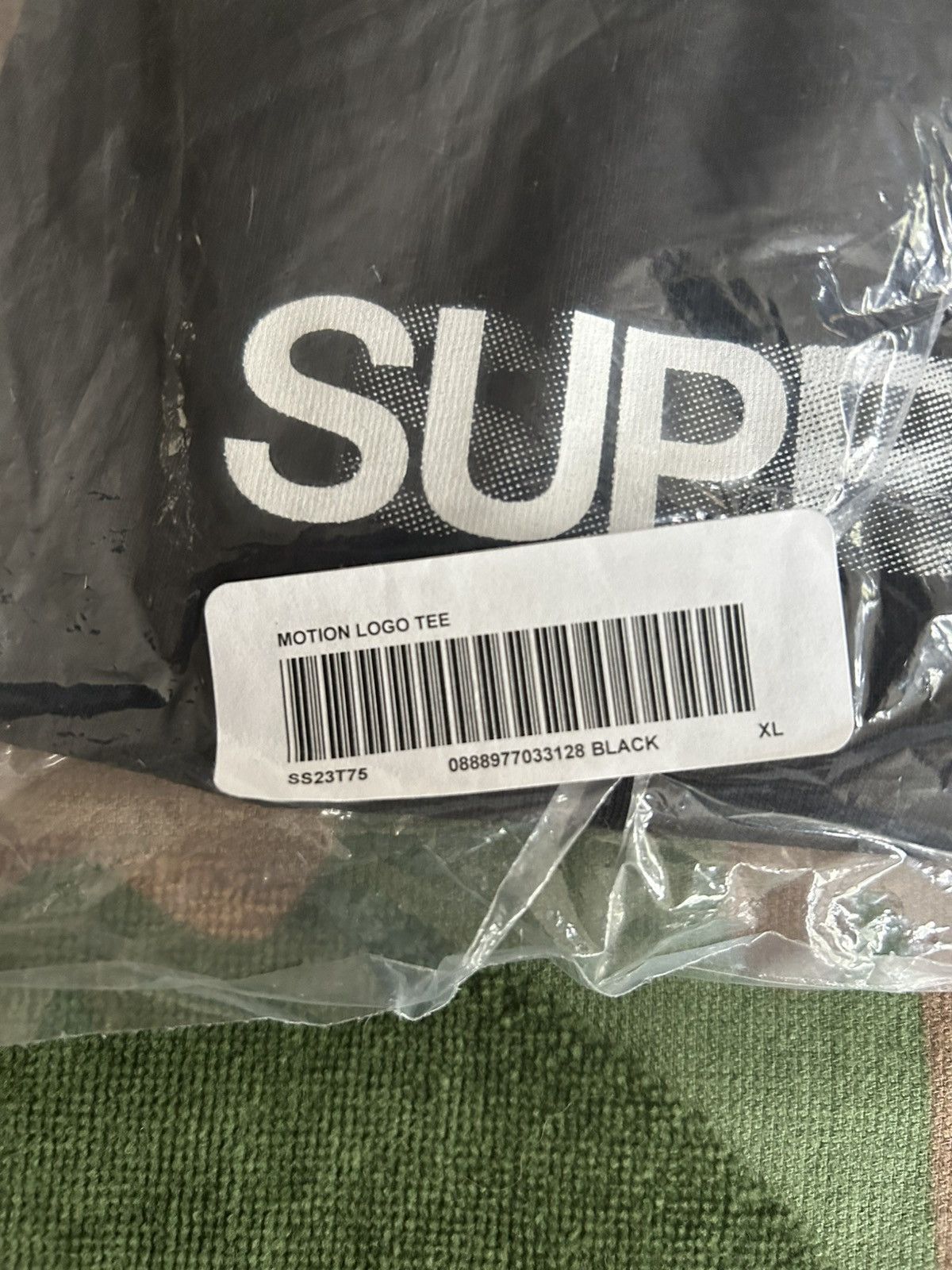 Supreme Supreme Motion Logo Tee Black XL SS23 Size US XL / EU 56 / 4 - 3 Thumbnail