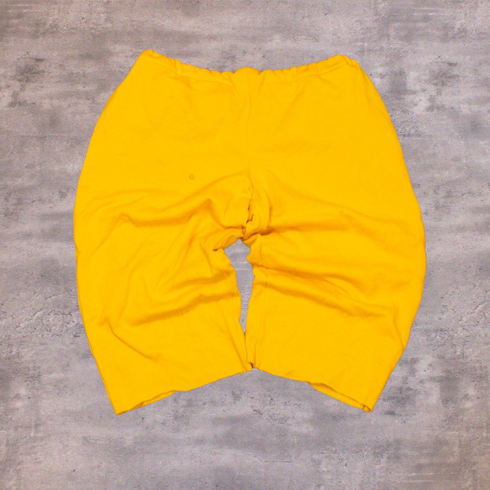Handmade Y2K 00's Baggy Relax Fit Wide Yellow Sweatpant's Size US 44 / EU 60 - 1 Thumbnail