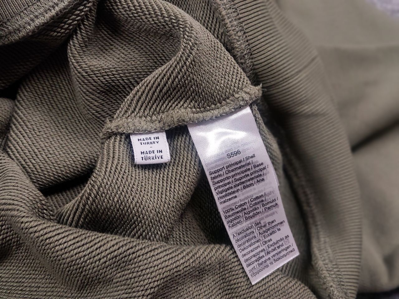 Lacoste Lacoste Kadın Relaxed Fit Polo Yaka Haki Sweatshirt Size XS / US 0-2 / IT 36-38 - 13 Thumbnail