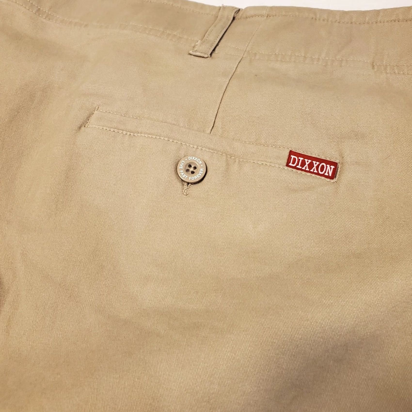 Vintage Dixxon D-Flex Pants Mens 48"× 32" Beige Chino Work Casual Stretch Slacks Khaki Size US 32 / EU 48 - 6 Thumbnail