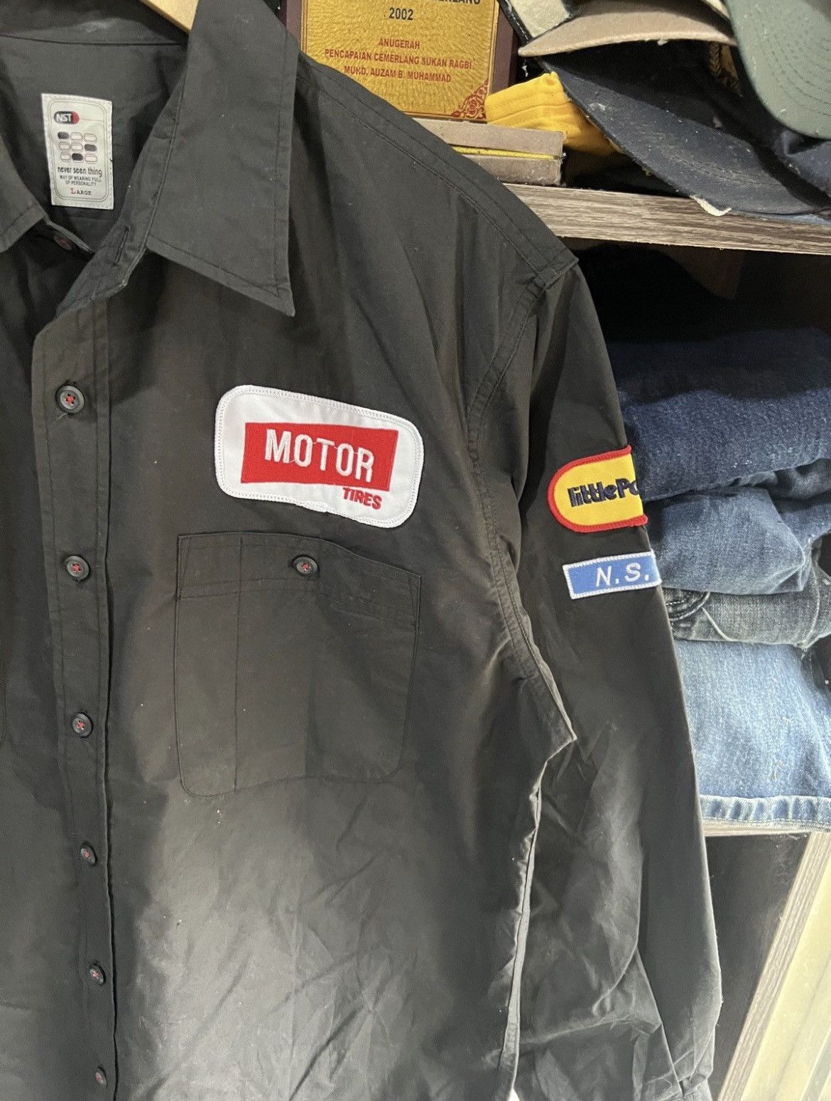 Japanese Brand 🔥Never Seen Thing Patches Shirt Size US M / EU 48-50 / 2 - 6 Thumbnail