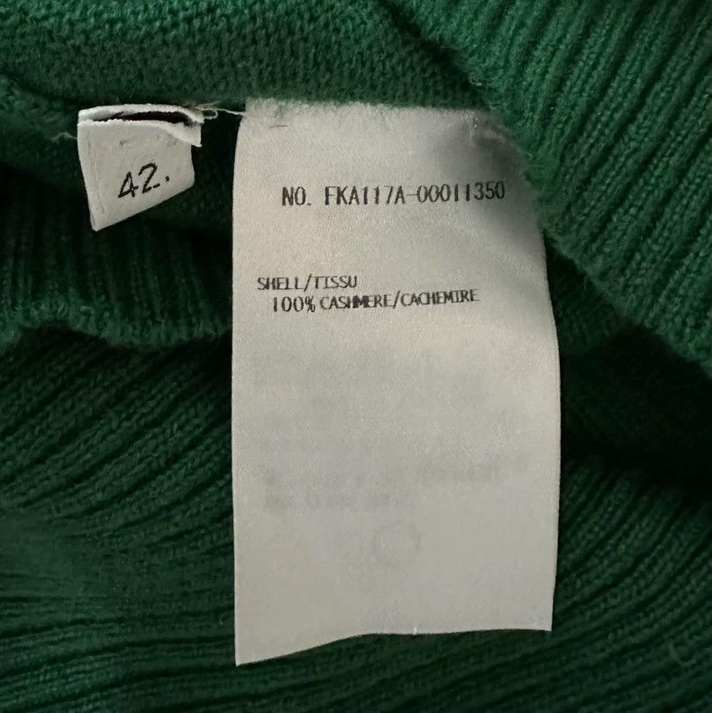 Thom Browne Thom Browne Green cashmere high collar sweater Size M / US 6-8 / IT 42-44 - 2 Thumbnail