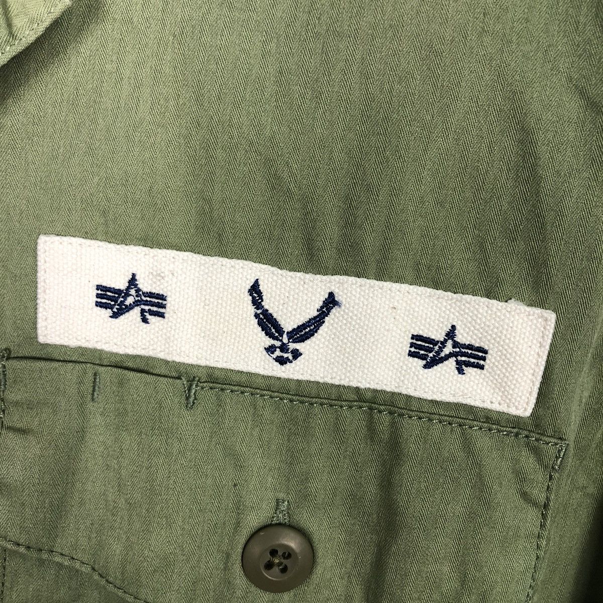 Alpha Industries 📌Vintage Work Shirt Jacket Alpha Industries Military Size US L / EU 52-54 / 3 - 20 Thumbnail