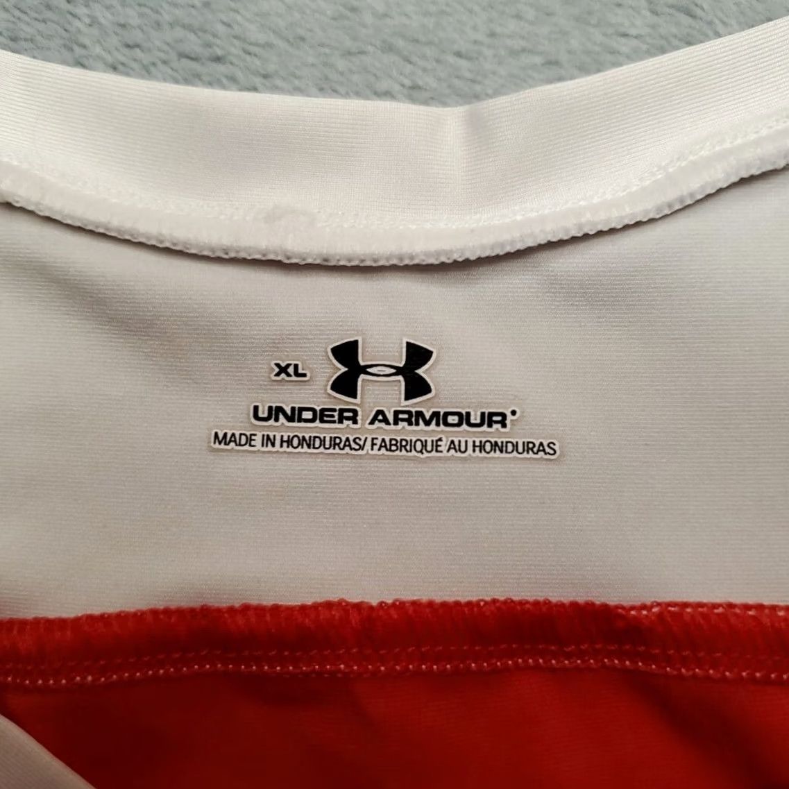 Under Armour Under Armour Pullover Womens L Red 18% Spandex Performance Stretch Sleeveless T-Shirt" Size L / US 10 / IT 46 - 3 Thumbnail