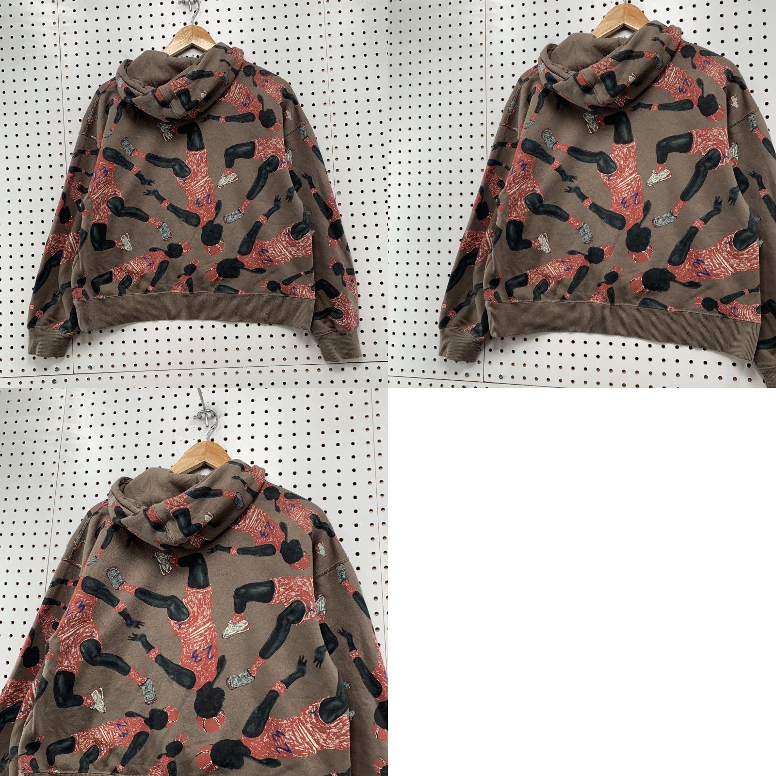 Jordan Brand Jordan Jumpman Hoodie Sweatshirt Mens Small Brown All Over Print Long Sleeve Size US S / EU 44-46 / 1 - 8 Thumbnail
