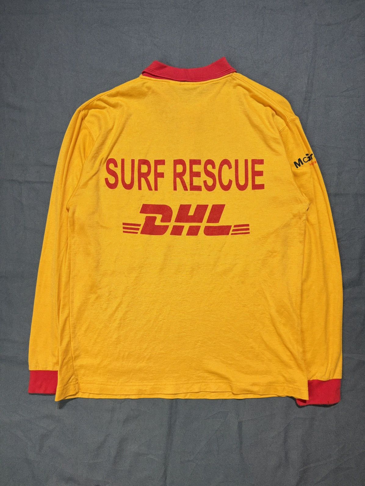 Vintage DHL Surf Rescue long-sleeved Surf Life Saving Australia Size US M / EU 48-50 / 2 - 2 Thumbnail
