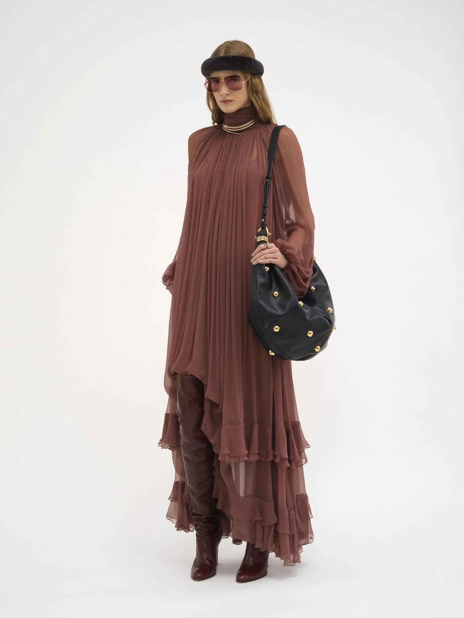 Chloe o1loc1c10226 Size: OS / Bracelet Large Hobo Bag in Black Size ONE SIZE - 2 Thumbnail