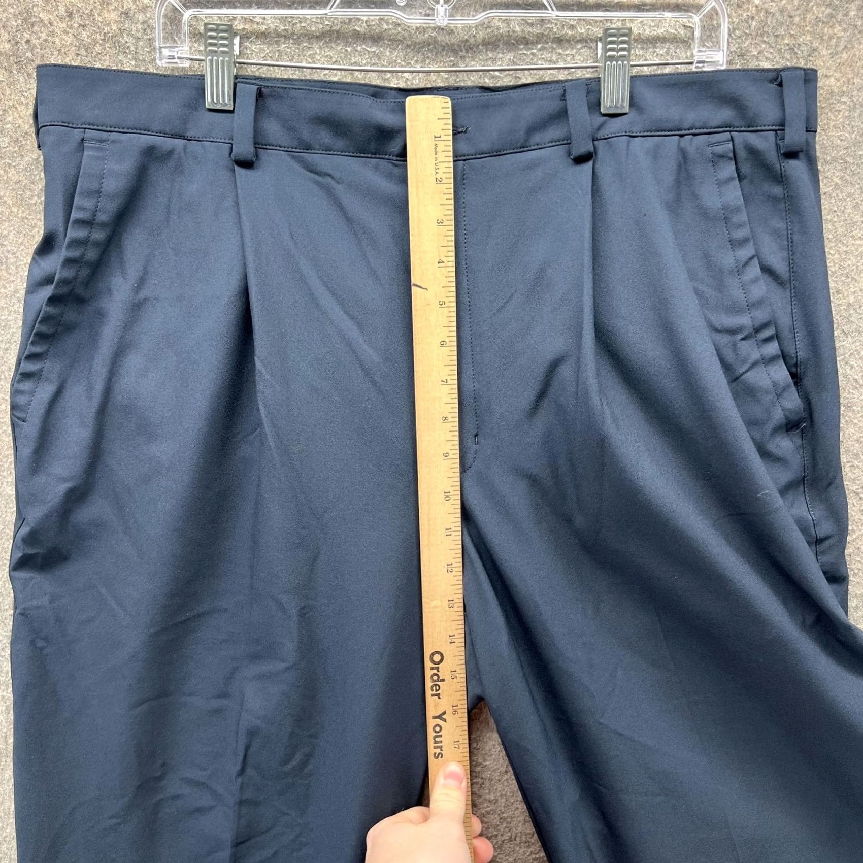 Nike Nike Golf Pants Mens 38x32 Blue Dri-FIT Stretch Khakis Trousers Pants Size US 38 / EU 54 - 3 Thumbnail