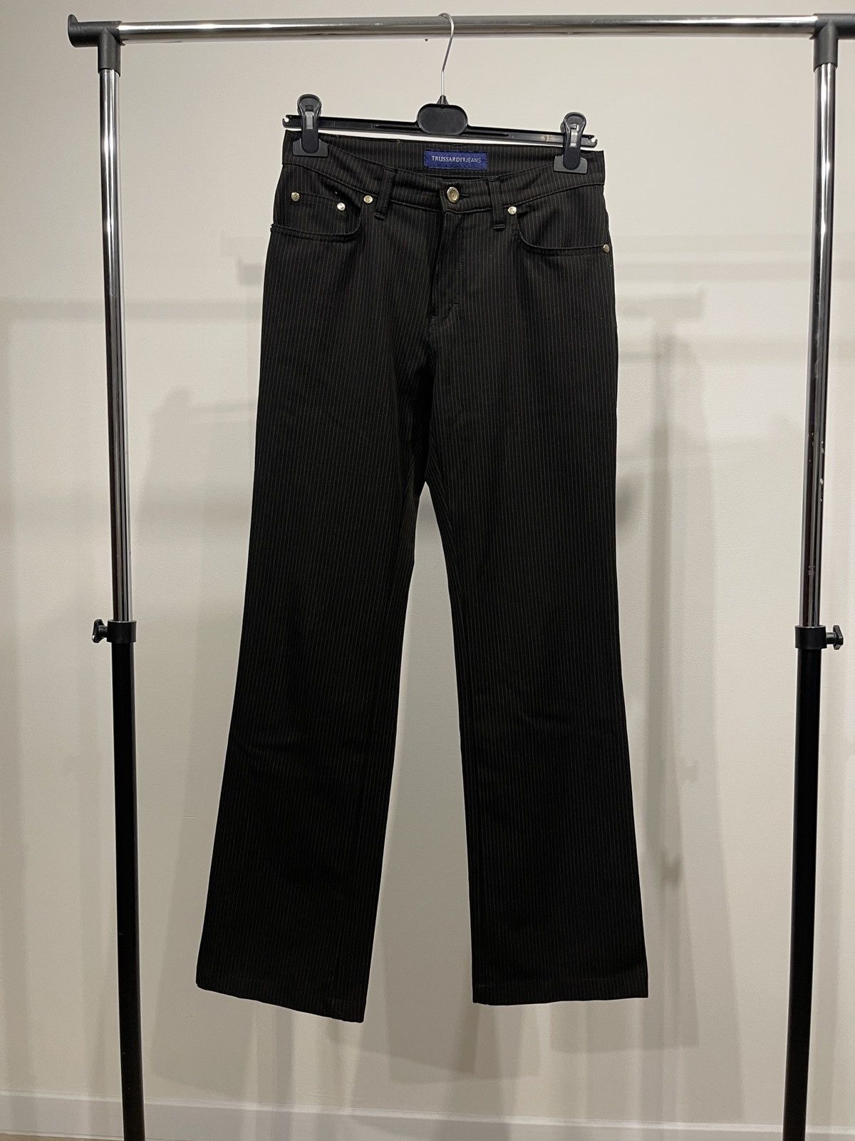 Trussardi jeans pants black woman 28