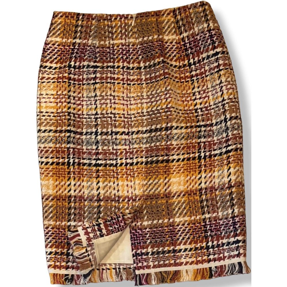 Other PAULE KA Paris Woven with Fringe Skirt - M "sample" ~ NEW Size 28" / US 6 / IT 42 - 2 Thumbnail