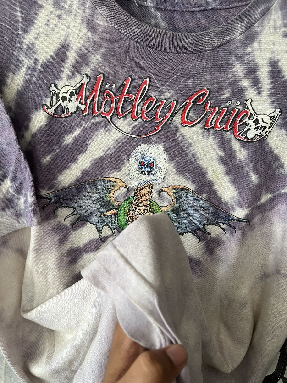Band Tees × Vintage RARE Vintage Motley Crue 80s Band T-Shirt Size US L / EU 52-54 / 3 - 5 Thumbnail