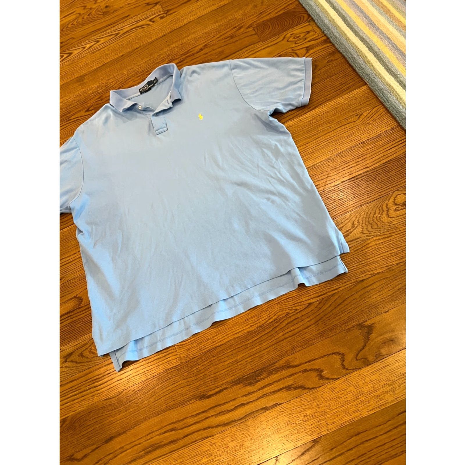 Polo Ralph Lauren Polo Ralph Lauren Shirt Mens XXL Embroidered Logo Light Blue Preppy Classic Size US XXL / EU 58 / 5 - 3 Thumbnail