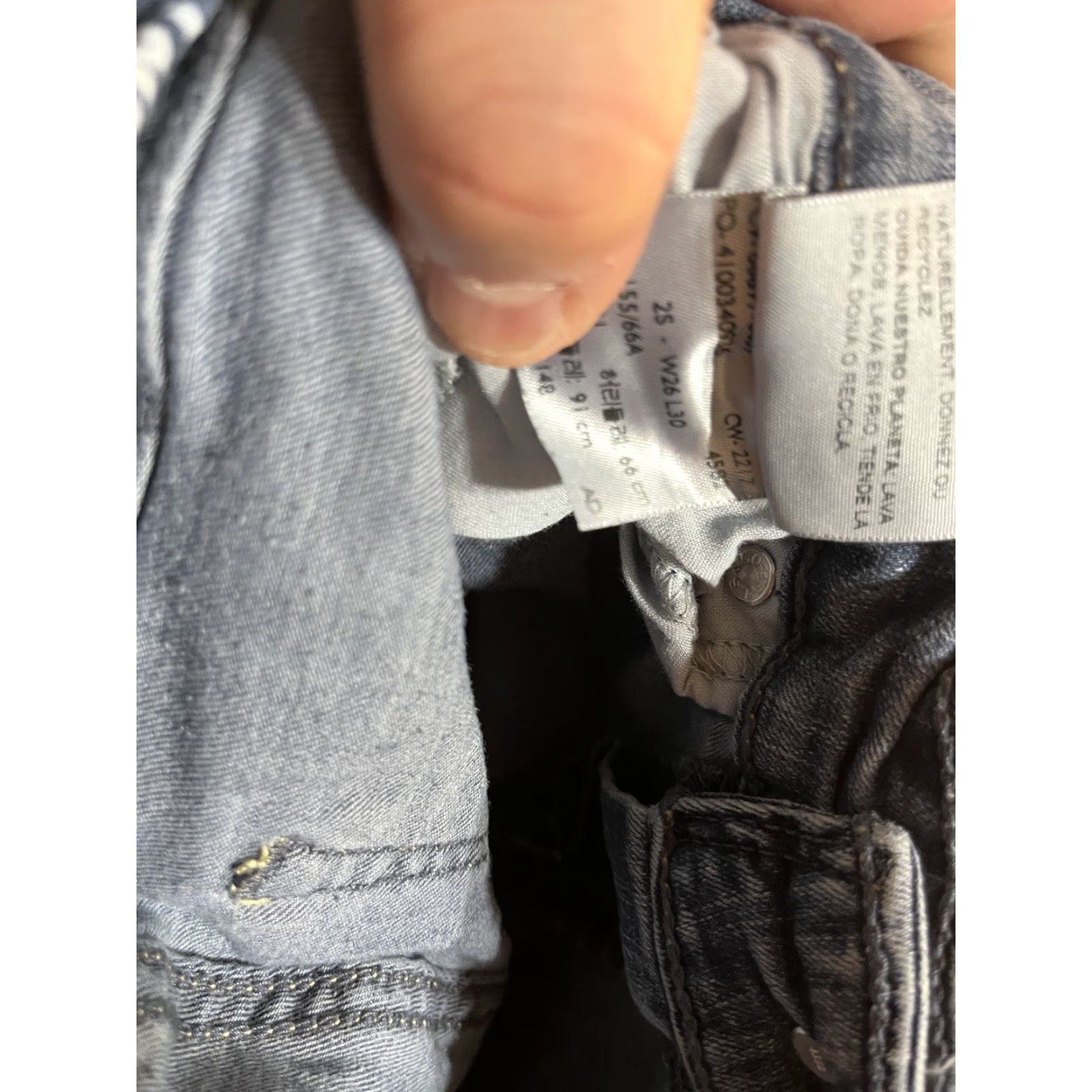 Levi's Levi's Jeans Women Size 2 Denim Skinny 28 Inseam Blue Mid Rise Womens Size 26" / US 2 / IT 38 - 5 Thumbnail