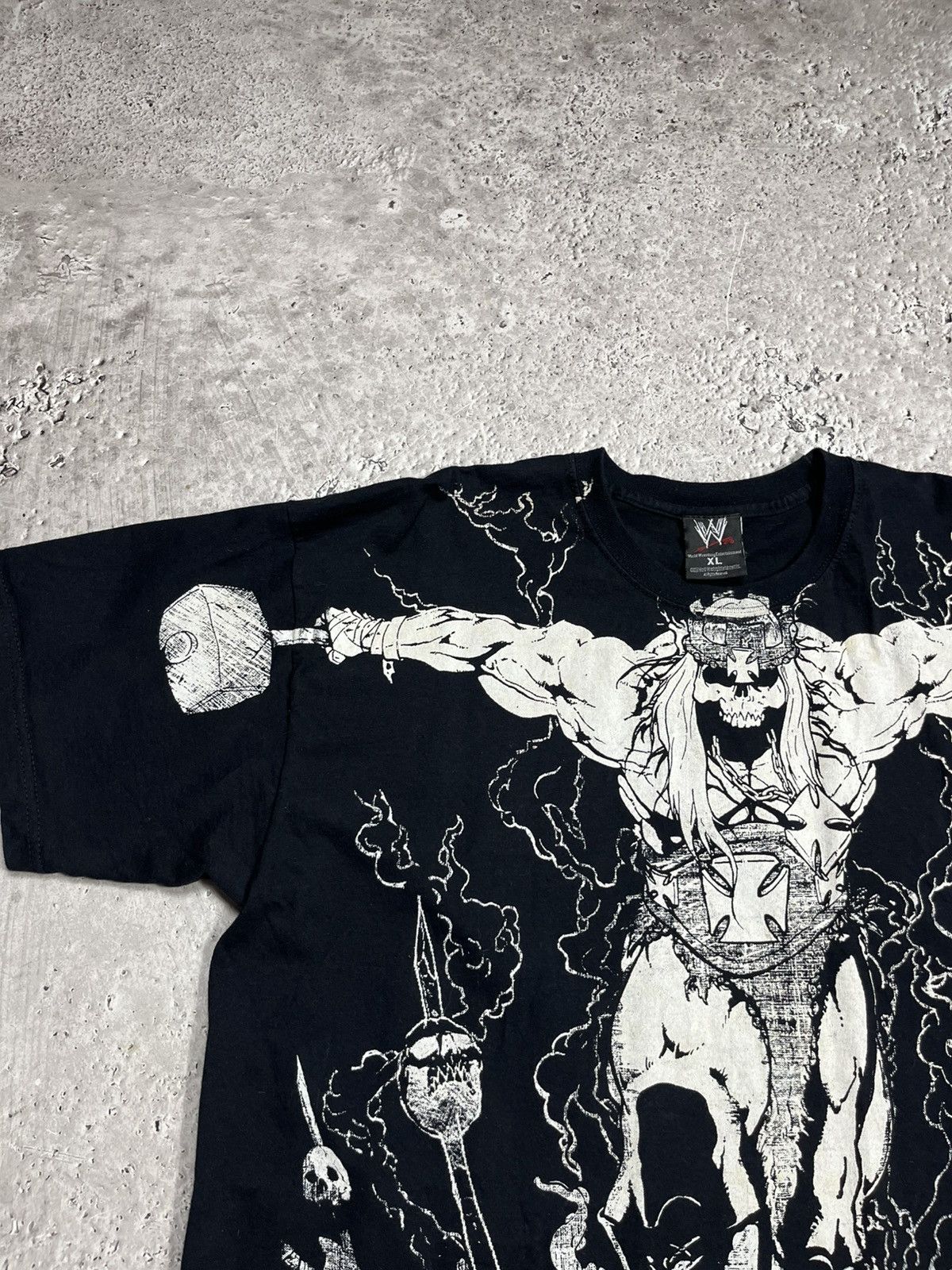 WWE Vintage 2008 WWE Triple H All Over Print T Shirt Size US XL / EU 56 / 4 - 4 Thumbnail