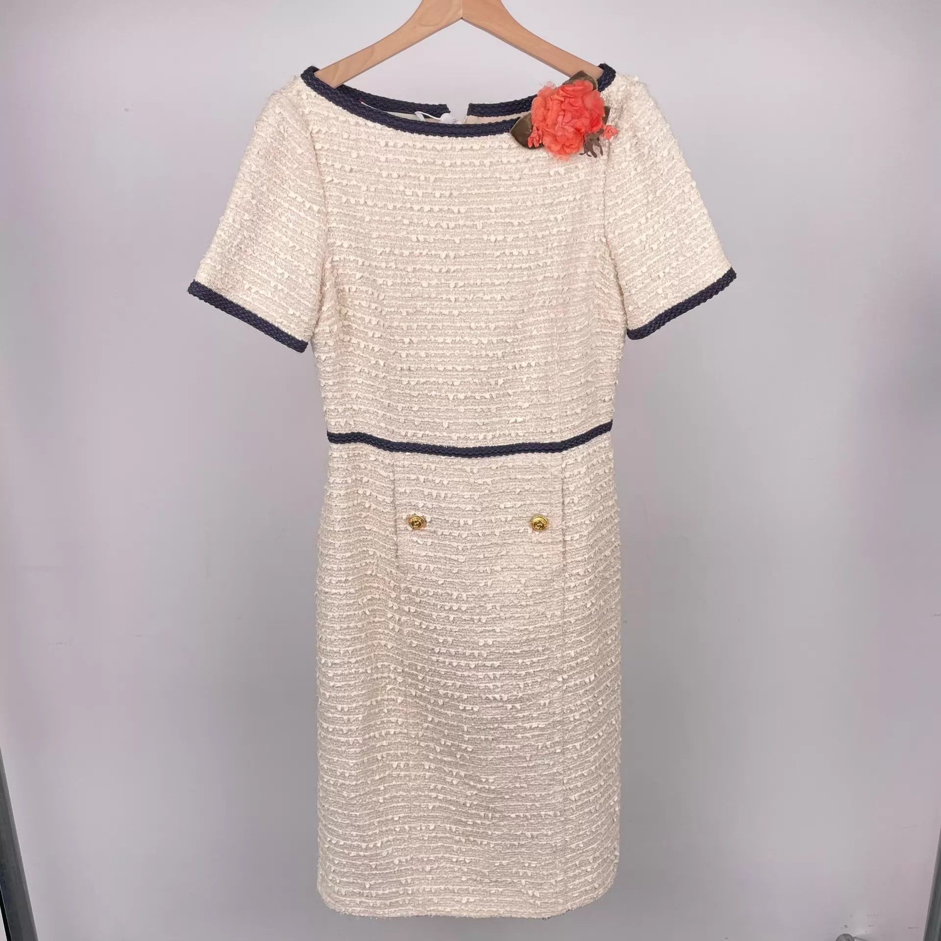 Gucci Gucci Women's Cotton White Dress Size 40 Size S / US 4 / IT 40 - 1 Thumbnail