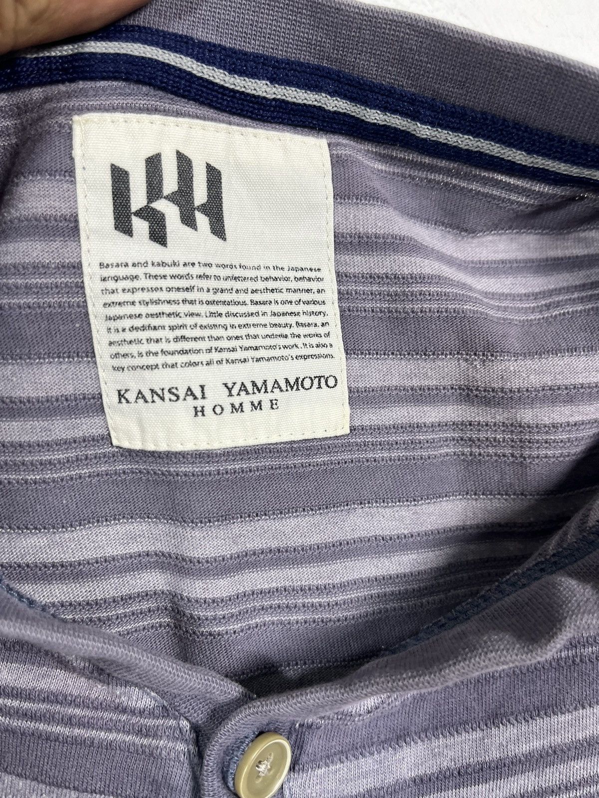 Designer × Japanese Brand × Kansai Yamamoto Vintage Button Up Kansai Yamamoto Size US L / EU 52-54 / 3 - 3 Thumbnail