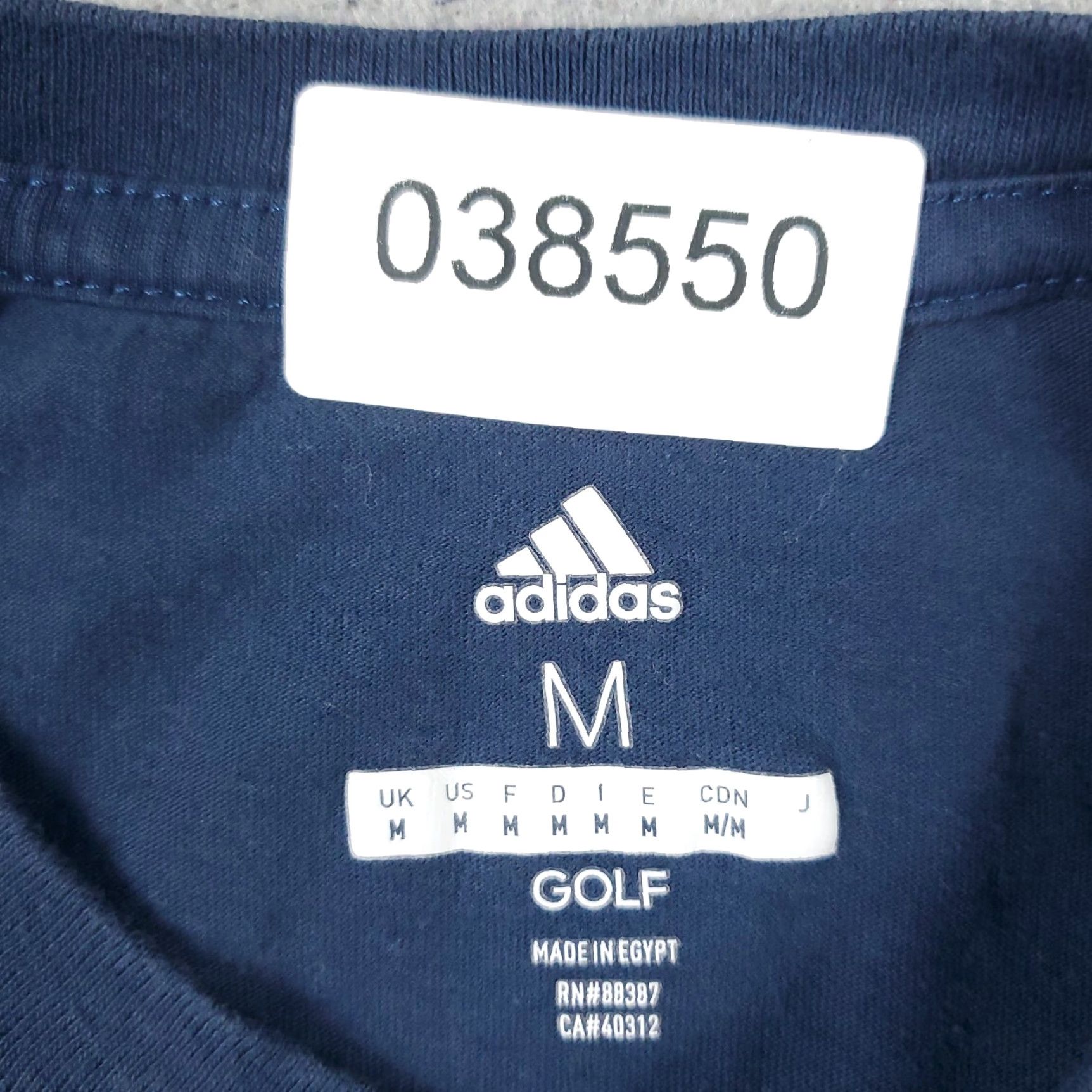 Adidas Adidas T Shirt Men Medium Blue Logo Short Sleeve Crew Neck Cotton Blend Casual Estate Casual Size US M / EU 48-50 / 2 - 7 Thumbnail