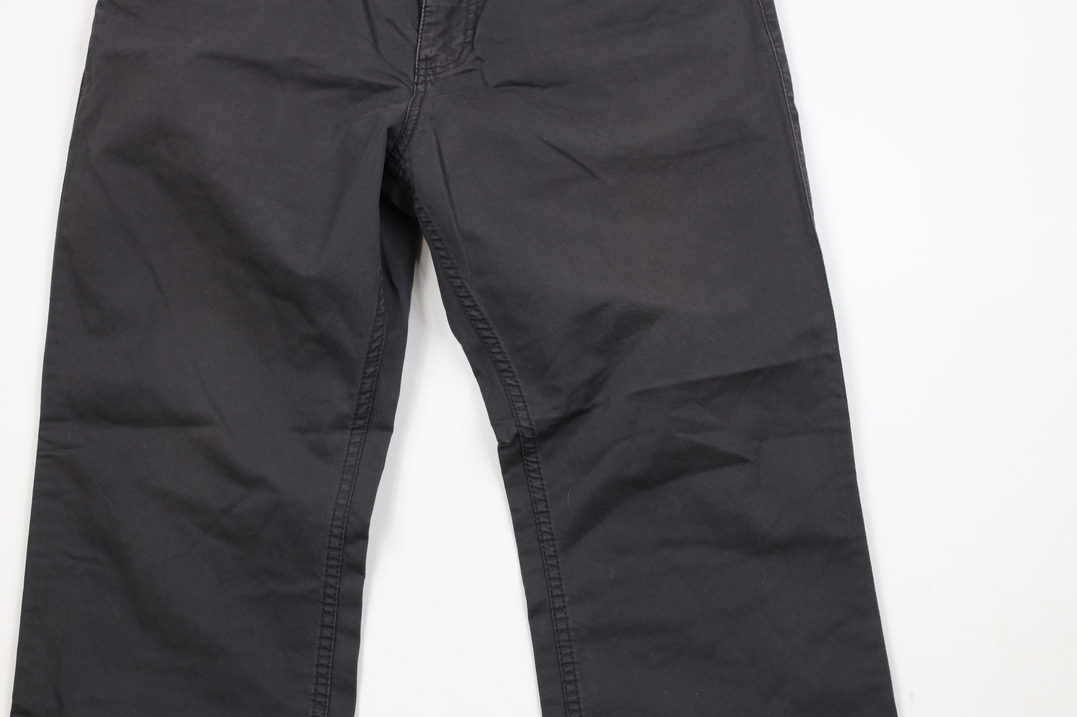 Esprit × Vintage Vintage 90s Esprit Wide Leg Chino Pants Charcoal Gray Size US 32 / EU 48 - 3 Thumbnail