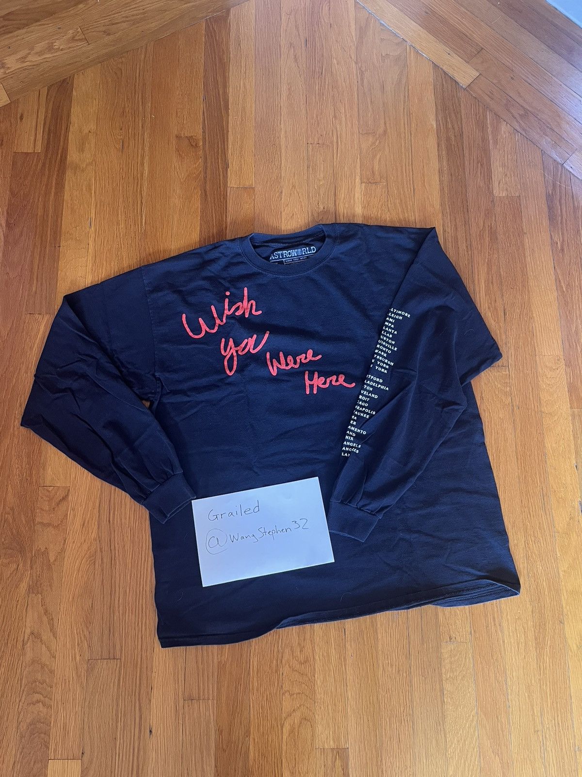 Travis Scott Travis Scott Astroworld Long Sleeve Merch Shirt Size US L / EU 52-54 / 3 - 1 Thumbnail