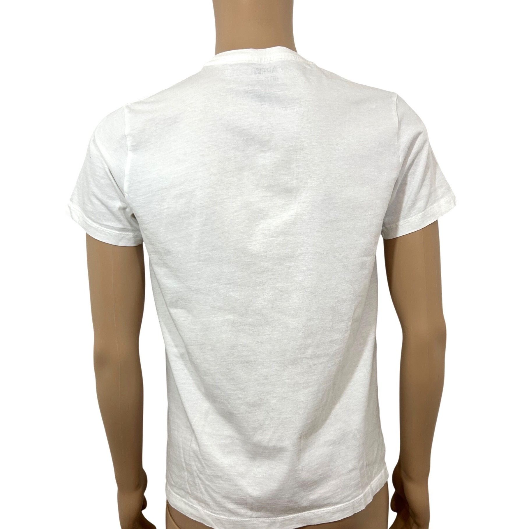Apt. 9 Apt. 9 Men’ T-Shirt M Vtg Short Sleeve V-Neck White Blue Gr Size US M / EU 48-50 / 2 - 4 Thumbnail
