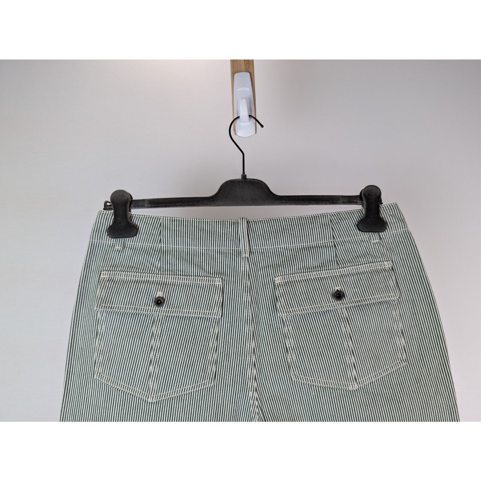 Aime Leon Dore o1rshd1 Hickory Stripe Workwear Pant jean in Green Hickory Size US 34 / EU 50 - 13 Thumbnail