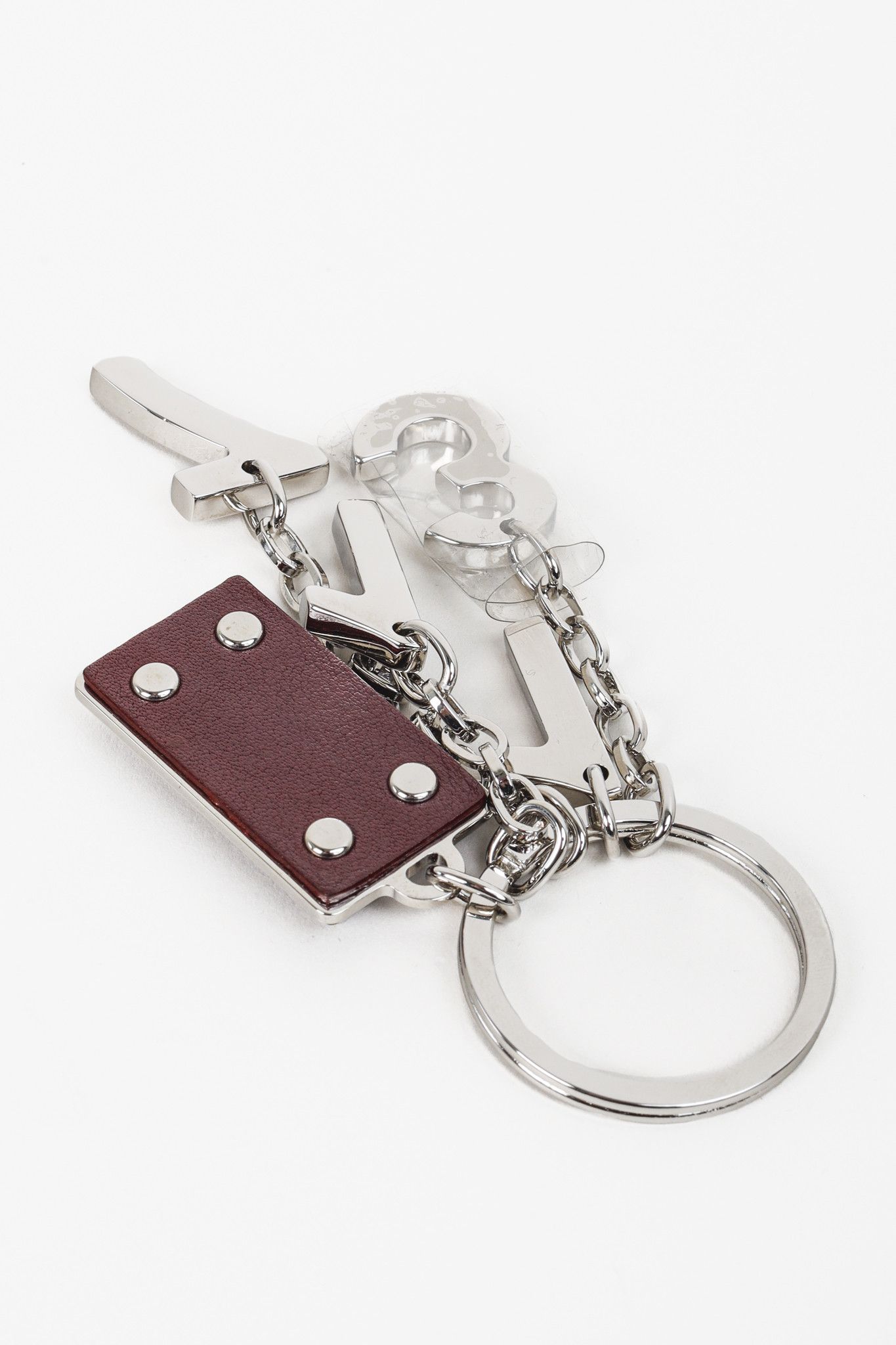 Dolce & Gabbana Dolce & Gabbana Number Silver Bag Charm Key Ring Size ONE SIZE - 4 Thumbnail