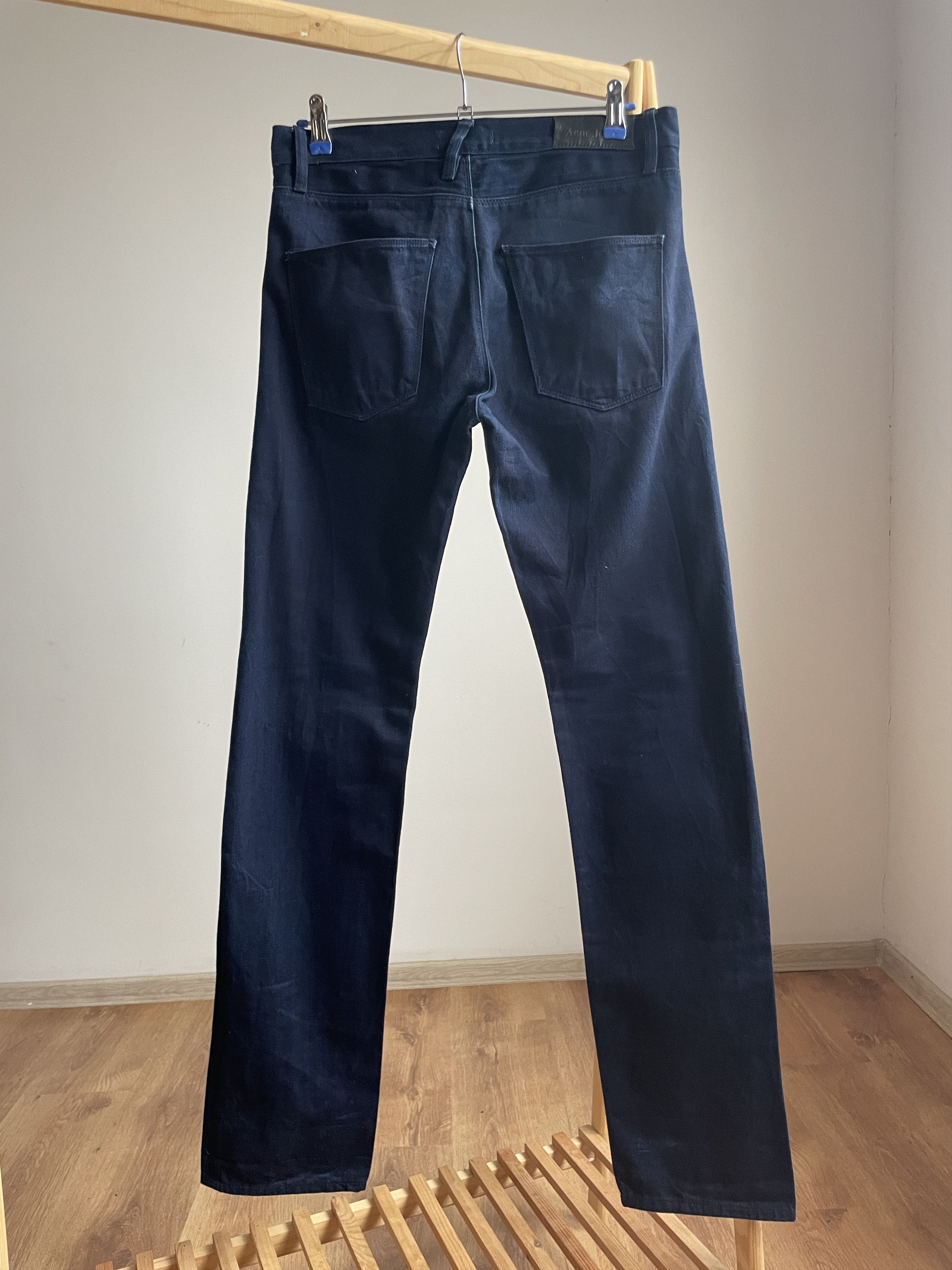 Acne Studios Acne Studios Moc Blue Sateen Vintage Jeans Size 30x34 Size US 30 / EU 46 - 2 Thumbnail