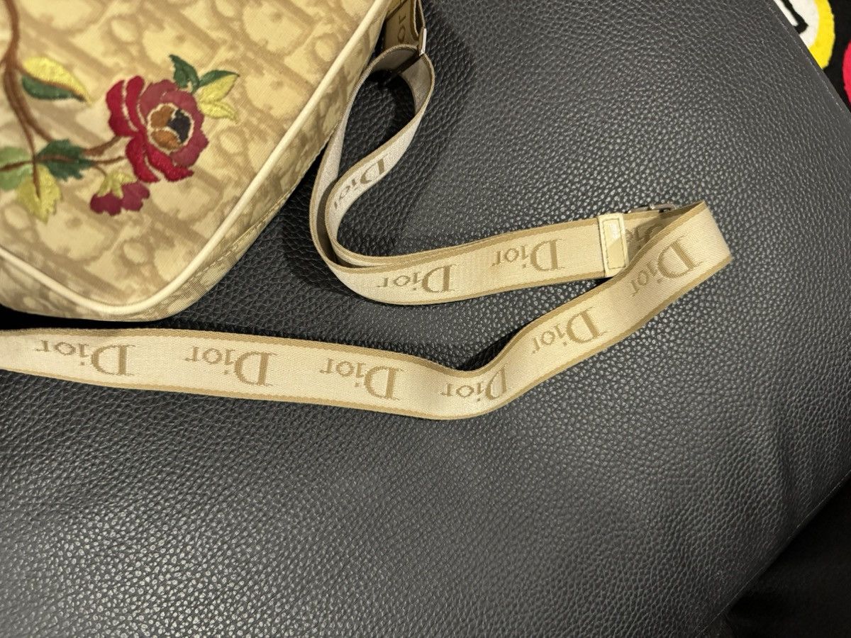 Dior Dior Vintage Beige Flower Trotter Oblique Monogram (2004) Size ONE SIZE - 8 Thumbnail