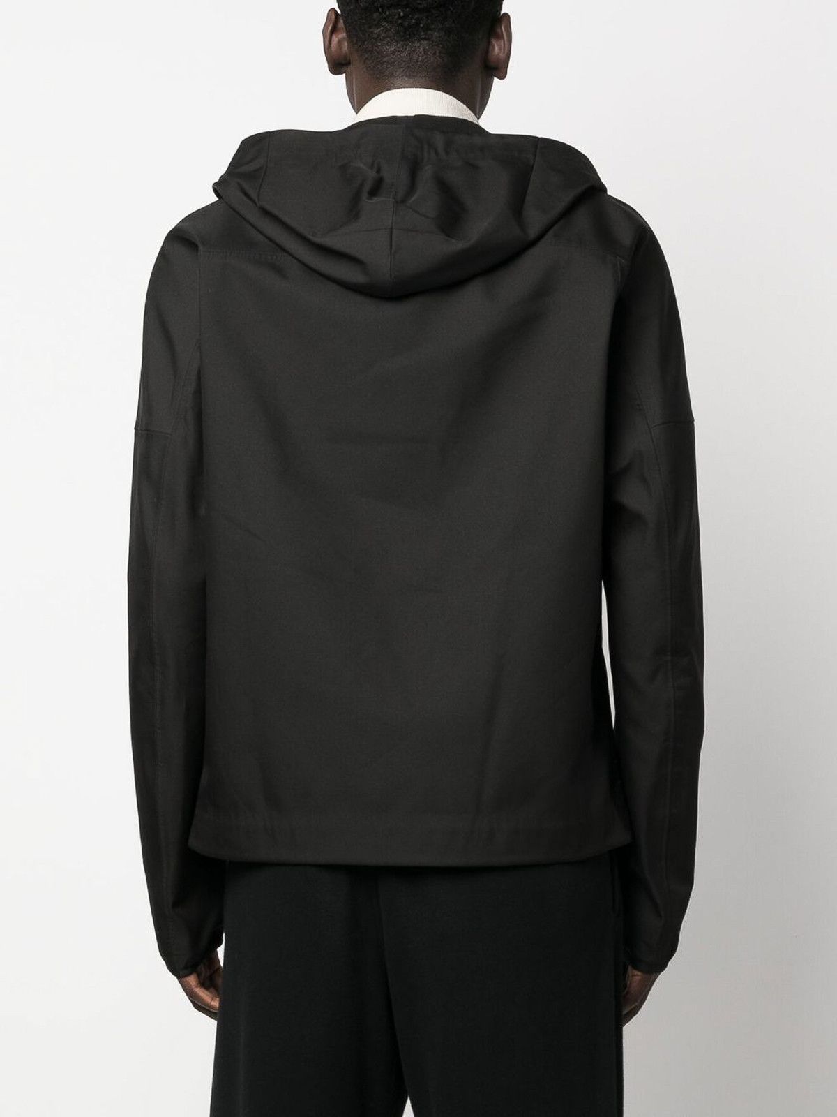 Off-White o1gr1nt0125 Ski Logo Tech Pile Hoodie in Black Size US M / EU 48-50 / 2 - 2 Thumbnail