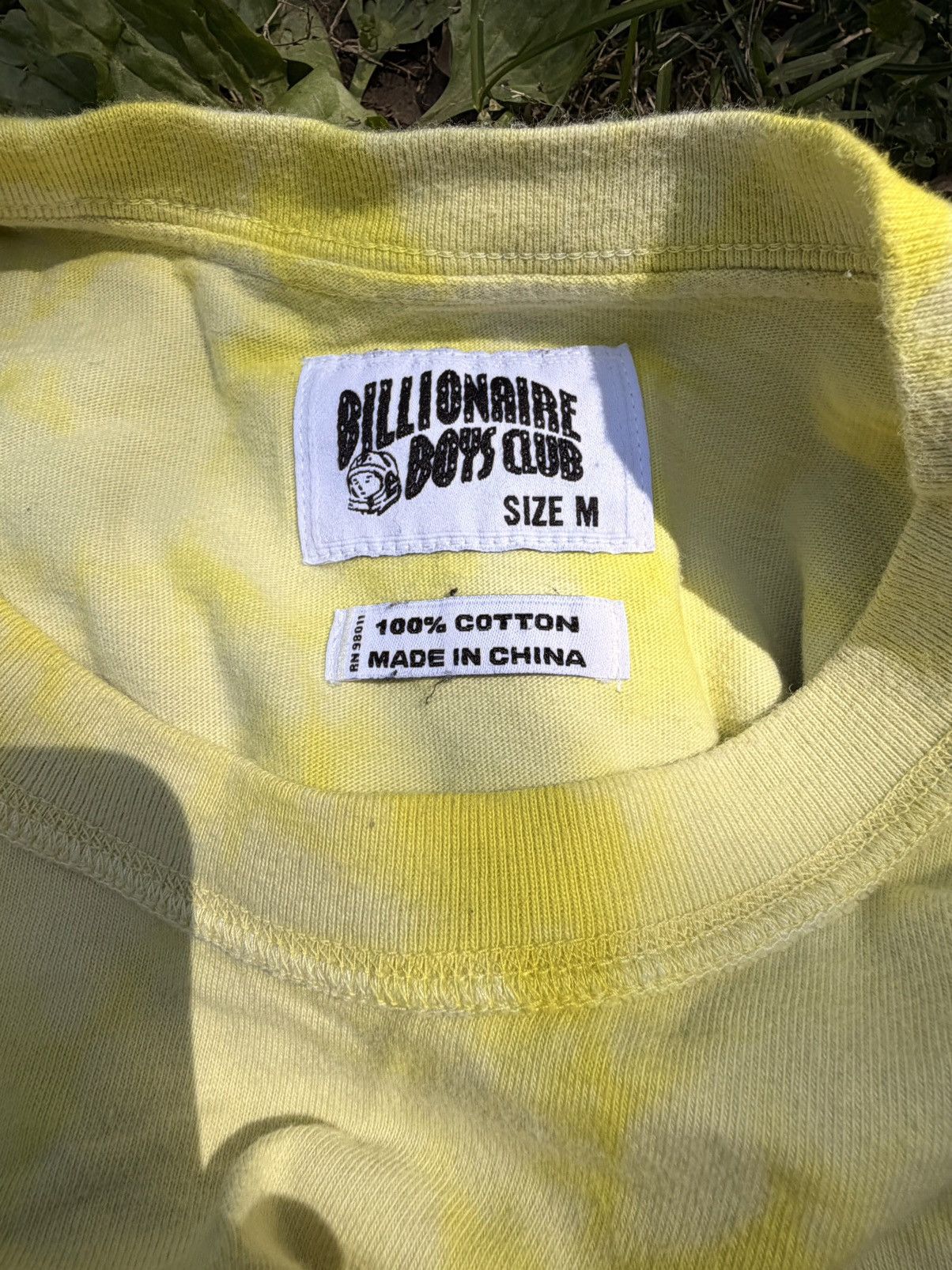 Billionaire Boys Club BBC Billionaire Boys Club Astronaut Head Yellow Tie Dye tee Size US M / EU 48-50 / 2 - 5 Thumbnail