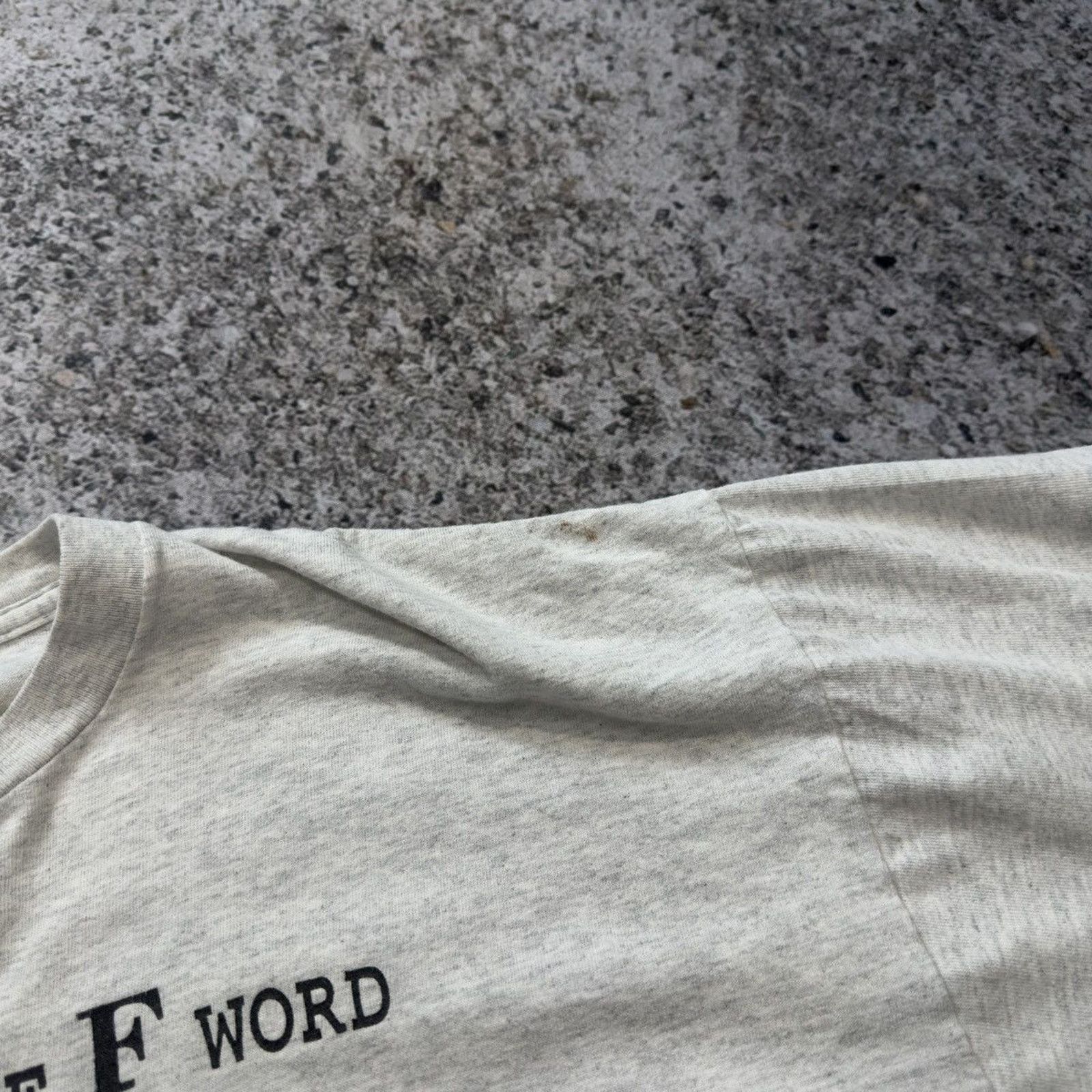 Vintage Faded Thrashed How To Use The F Word Tee ERD Grunge Chrome Size US XL / EU 56 / 4 - 5 Thumbnail