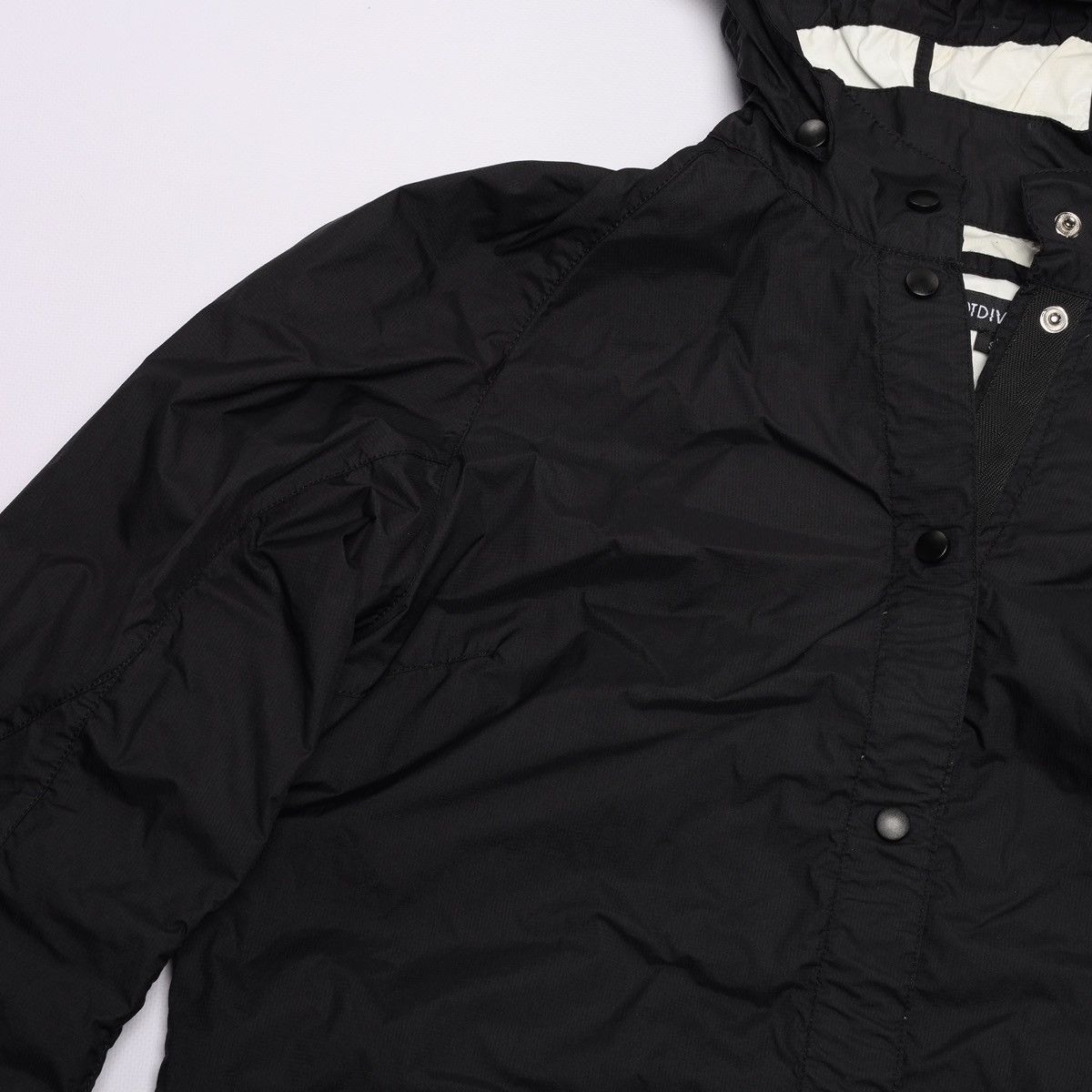 Riot Division Riot Division Tech Wear Nylon Parka Rain Coat Black Jacket Size S / US 4 / IT 40 - 4 Thumbnail