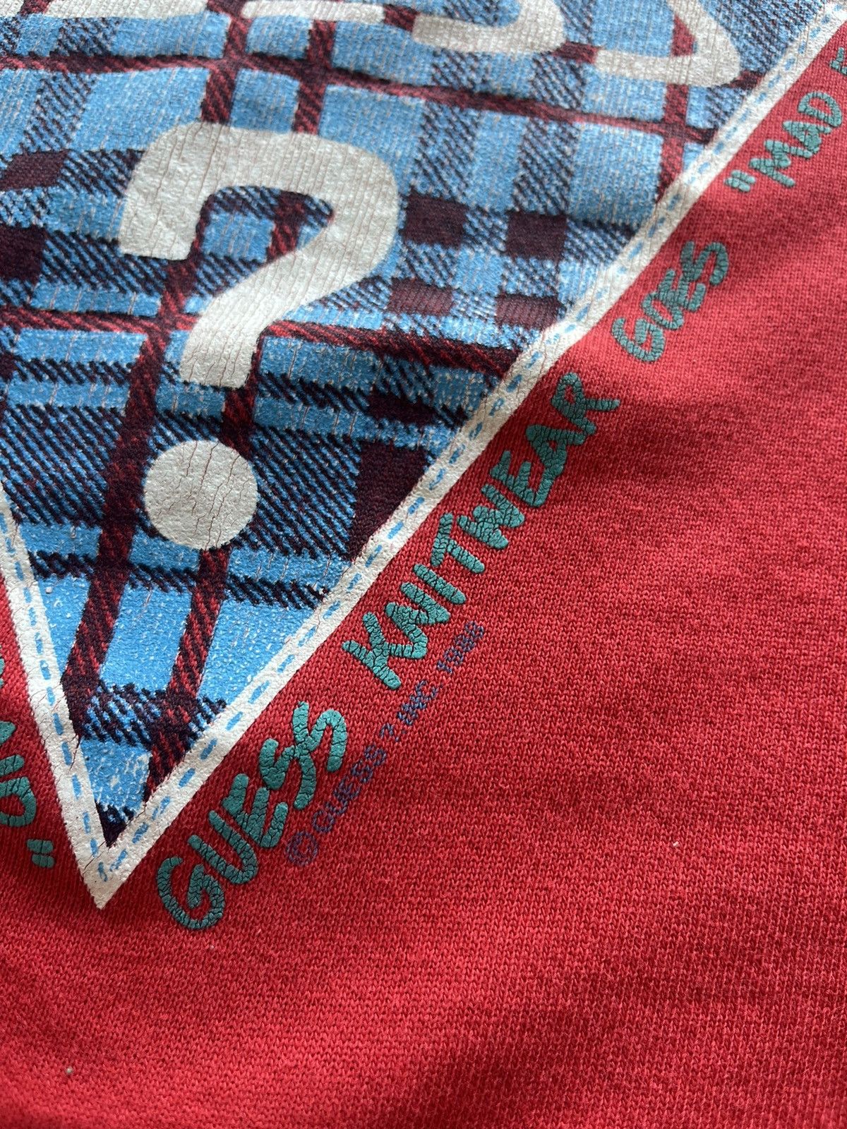 Vintage GUESS Sweater 1988’s Big logo