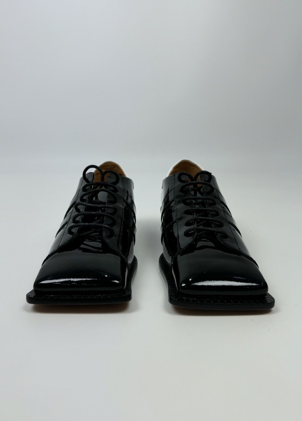 Vivienne Westwood Vintage Vivienne Westwood Patent Black Hammerhead Shoes Size US 5.5 / IT 35.5 - 3 Thumbnail