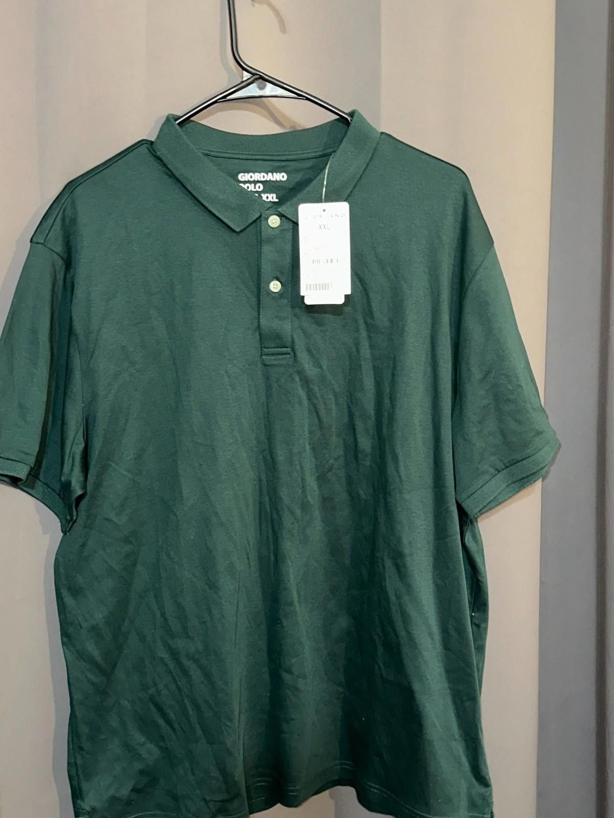 Giordano Dark Green Polo XXL | GIORDANO | New with Tag Size US XXL / EU 58 / 5 - 2 Thumbnail