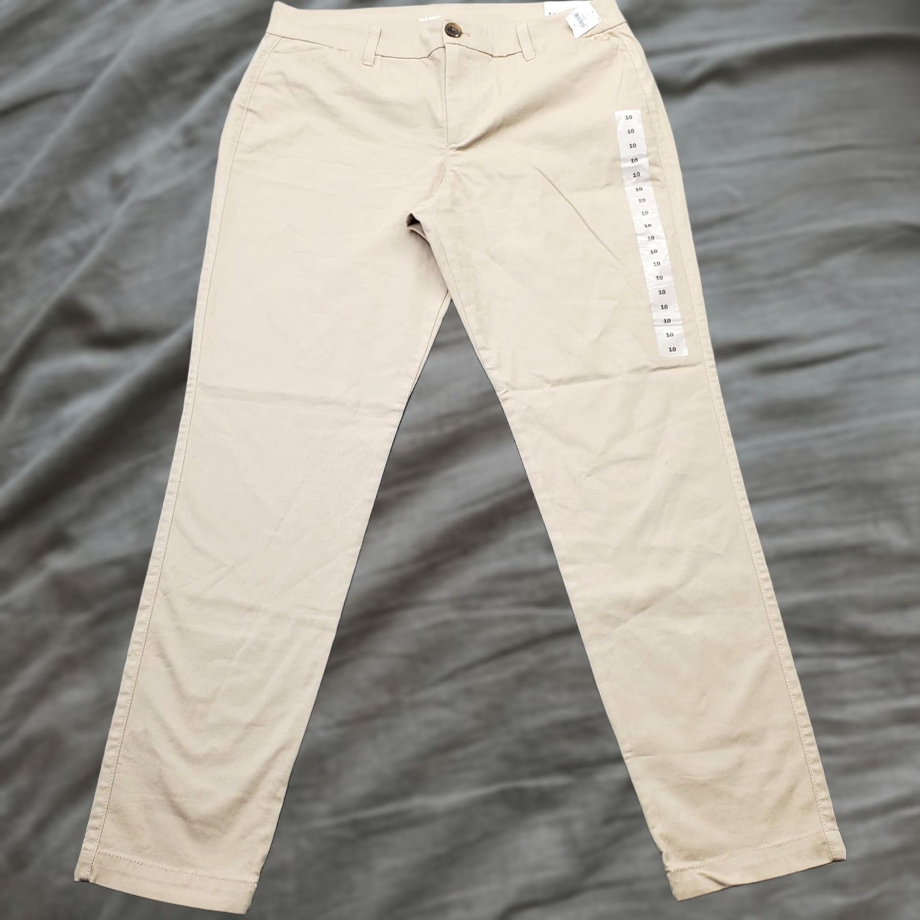 Old Navy Old Navy Chino Pants Womens Size 10 Tan Cotton Slash Pocket Formal Skinny Leg Size 32" / US 10 / IT 46 - 1 Thumbnail