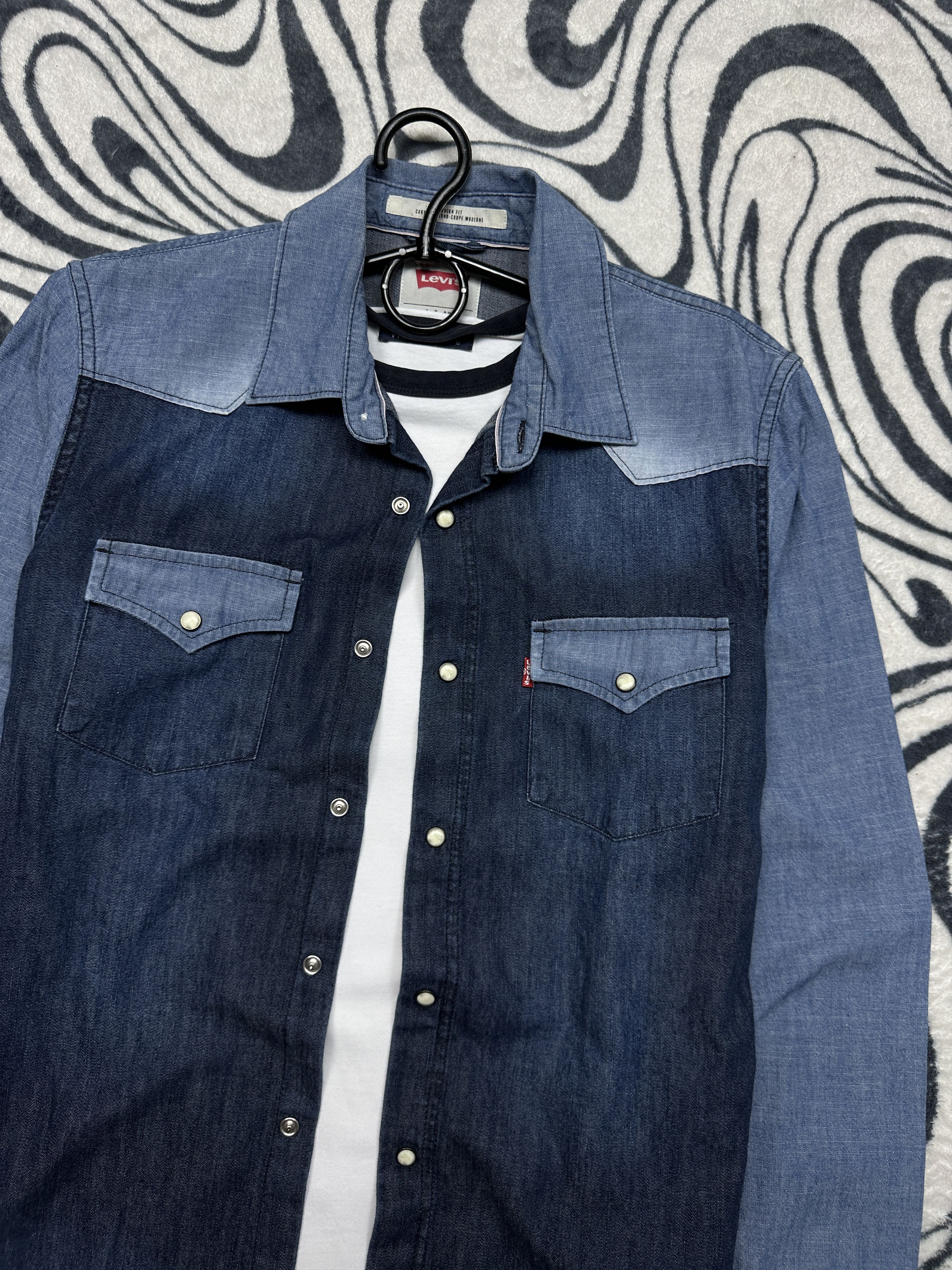 Levi's Levi's Mens Denim Shirt Jeans Y2K Size US S / EU 44-46 / 1 - 2 Thumbnail