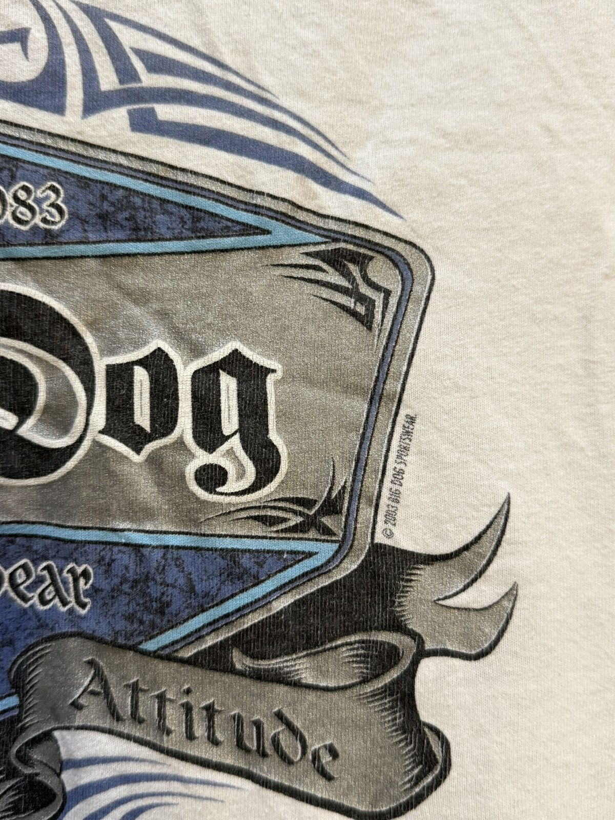 Big Dogs Vintage Big Dog Sportwear Authentic Attitude Faded Tee Size US M / EU 48-50 / 2 - 3 Thumbnail