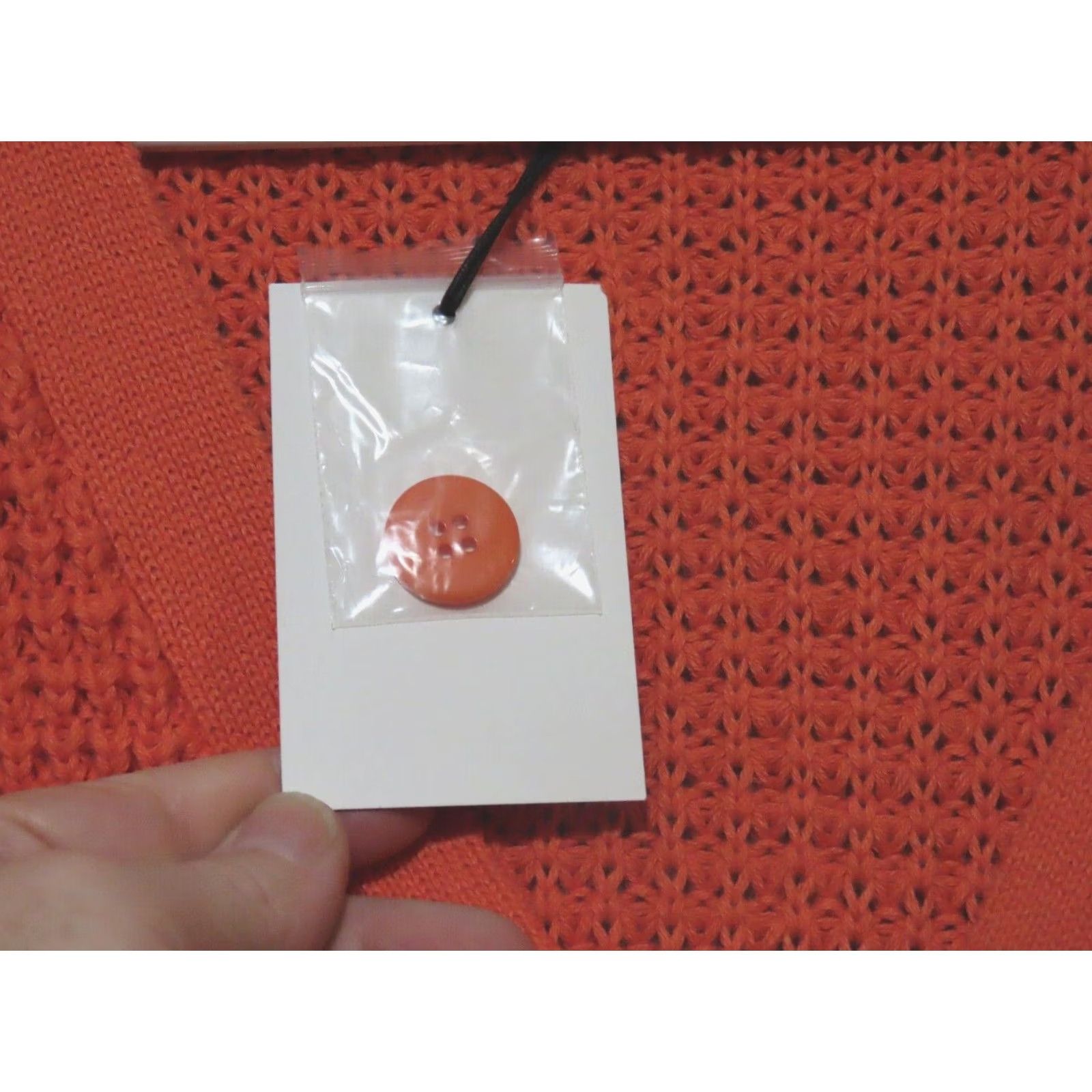 Vintage VINTAGE? Qualfort Womens Orange Cardigan Sweater Knit Button Up Oversized NWT S Cozy Bohemian Casual Womens Cardigan Size S / US 4 / IT 40 - 6 Thumbnail