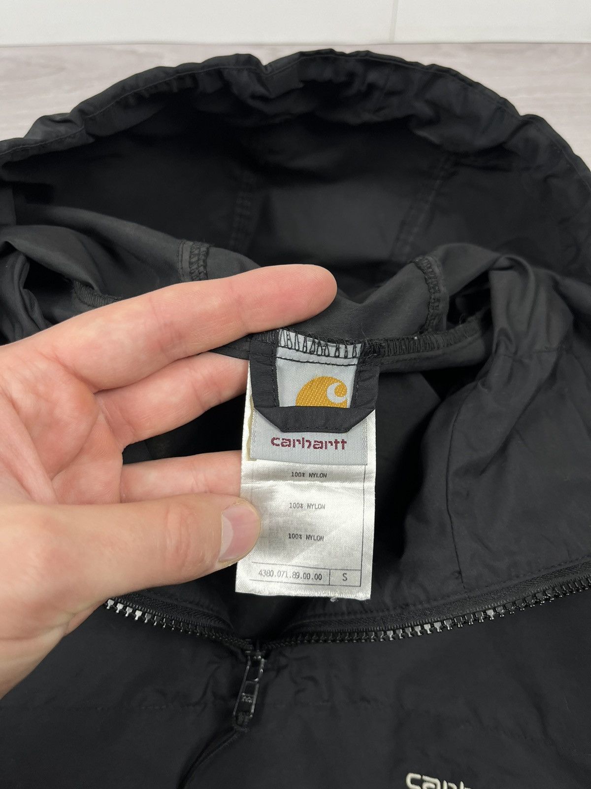Carhartt Carhartt Vintage Black Waterproof Anorak Jacket Size US S / EU 44-46 / 1 - 7 Thumbnail