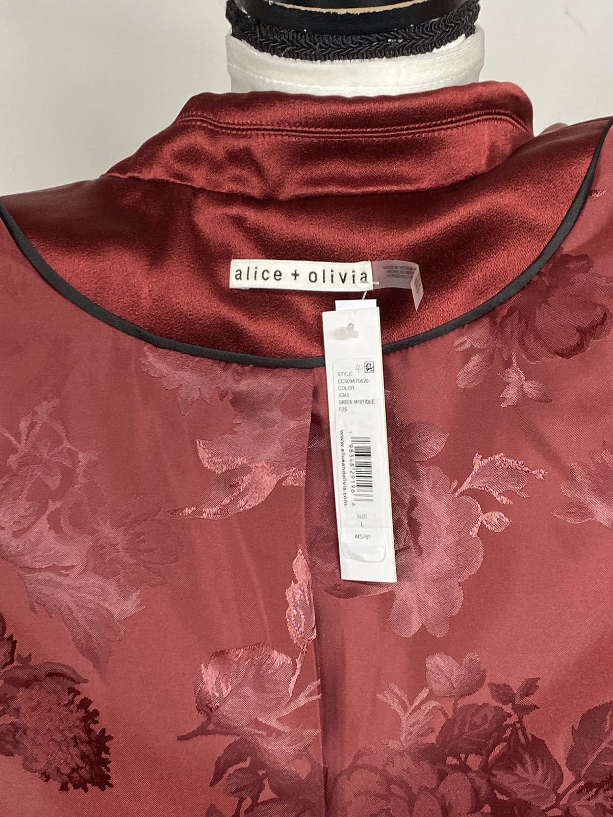 Alice + Olivia ALICE + OLIVIA Velvet Single-Breasted Blazer size 12 Size XL / US 12-14 / IT 48-50 - 15 Thumbnail