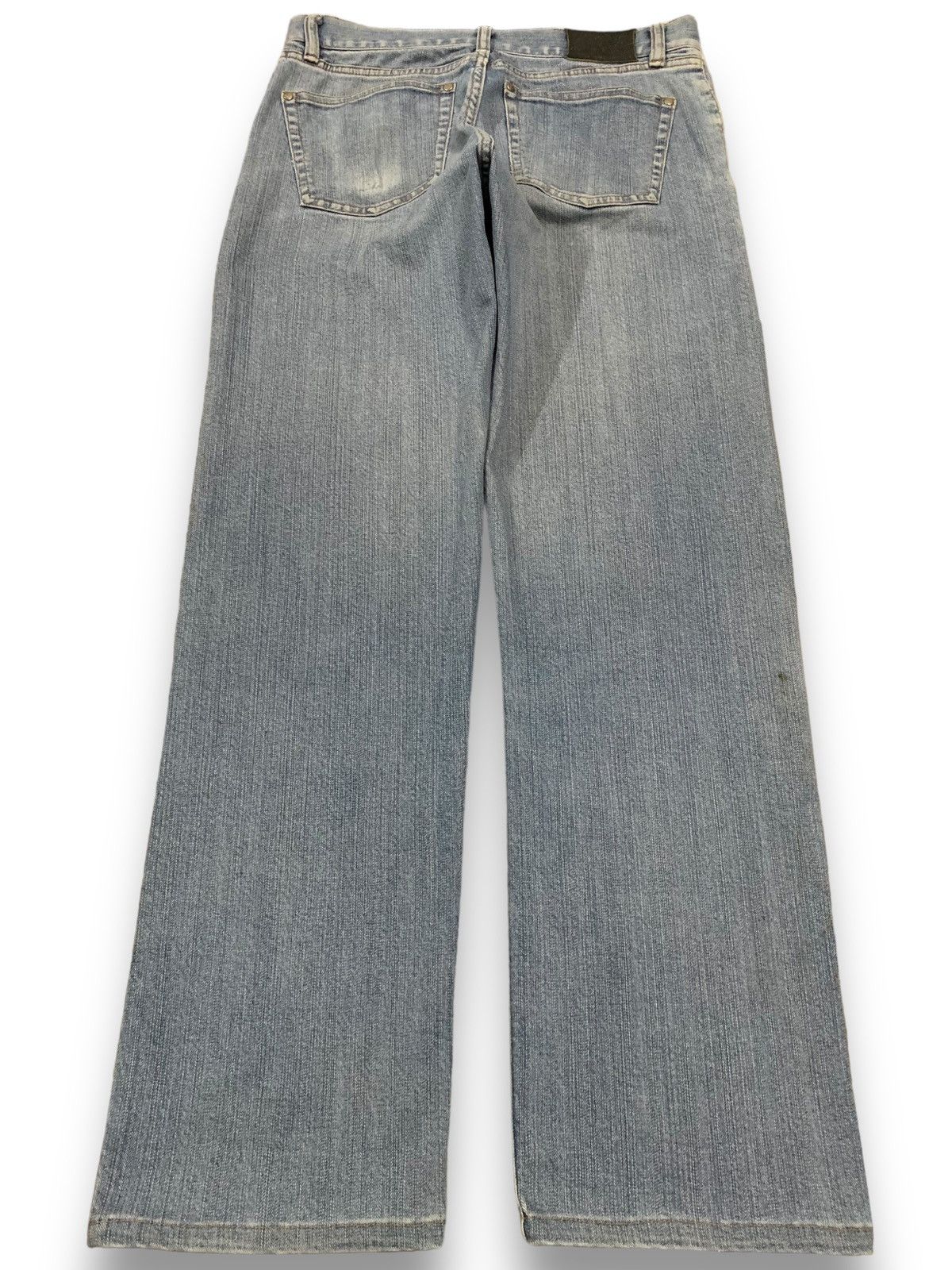 Vintage Vintage Japanese The Scotch House Blue Washed Loose Jeans Size US 31 - 2 Thumbnail