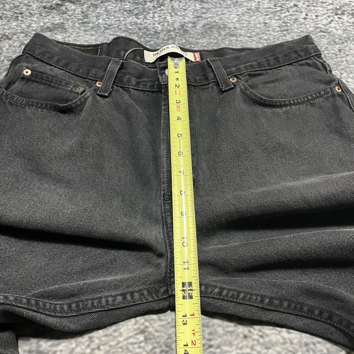 Levi's VINTAGE 2000s LEVI'S 505 GRUNGE SKATER BLACK JEANS 34x30 Size US 34 / EU 50 - 12 Thumbnail