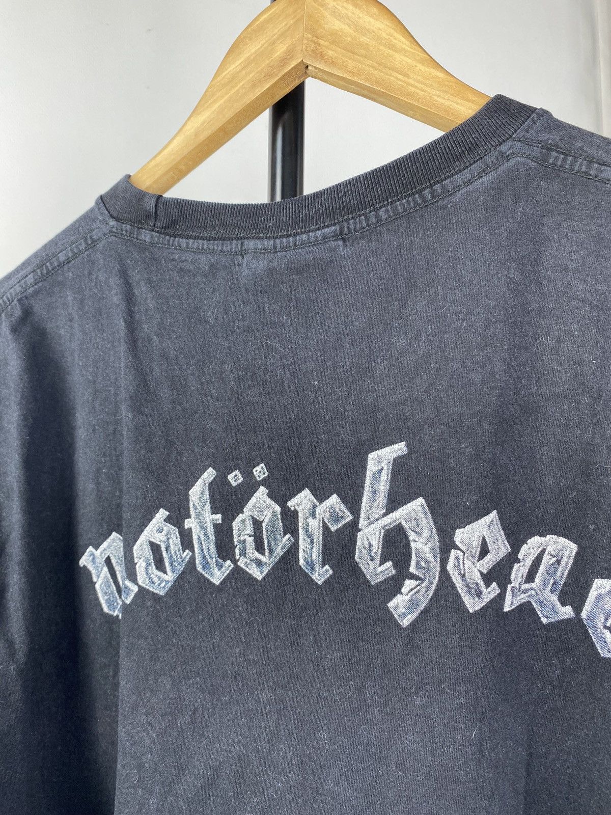 Band Tees × Vintage 🔥VNTG Motorhead Kiss of Death Black Gothic Tee Rock Metal xl Size US XL / EU 56 / 4 - 9 Thumbnail