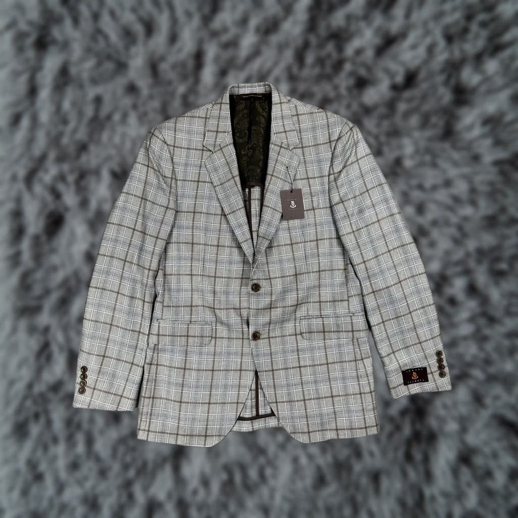 Robert Talbott Robert Talbott Blazer Shirt 2 Piece Cashmere Silk Gray Gray 40R Mens Blazer NWT Size 40R - 1 Thumbnail