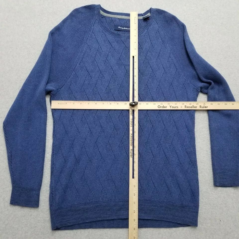 Tommy Bahama Tommy Bahama Sweater Mens Large Blue Long Sleeve Pullover Size US L / EU 52-54 / 3 - 10 Thumbnail